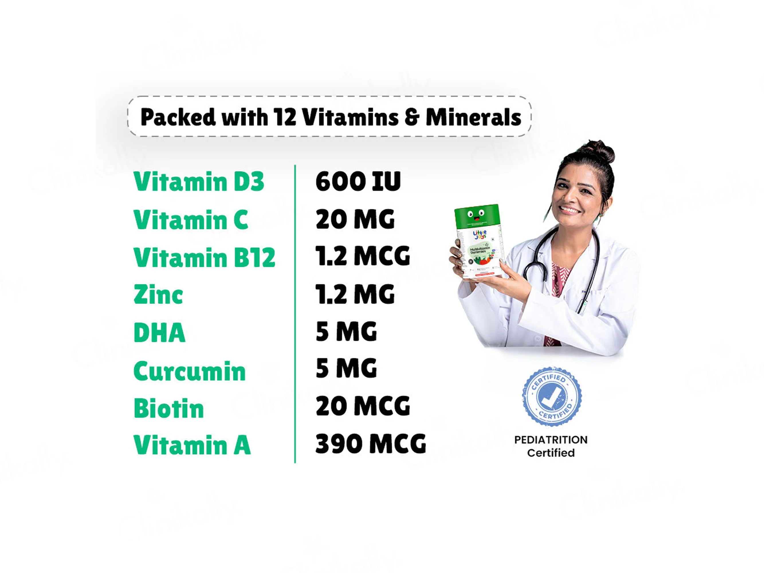 Little Joys Multivitamin Gummies - Natural Strawberry Flavour (7+ Years) - Image 4