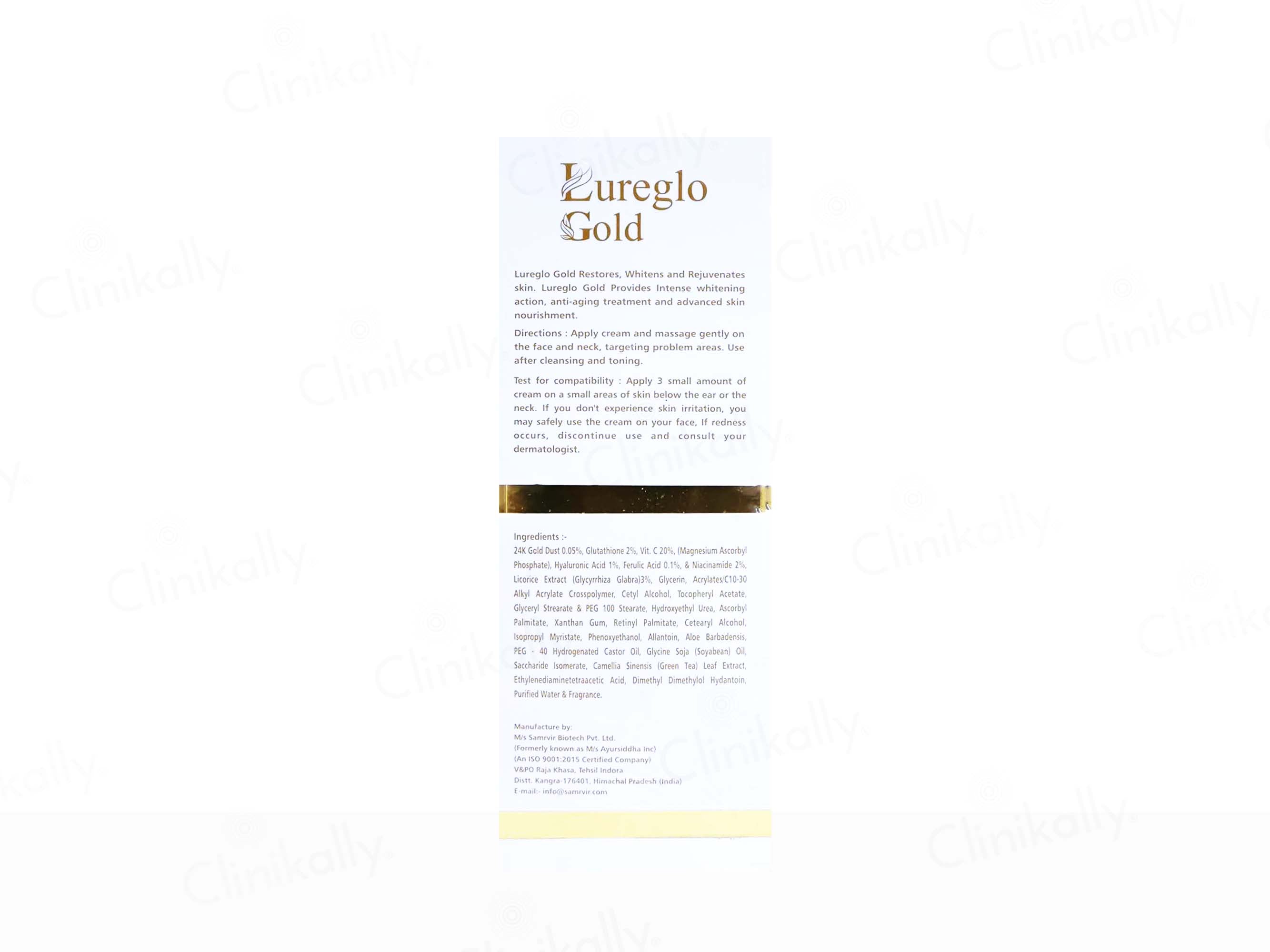 Lureglo Gold Light Booster Cream - Image 4