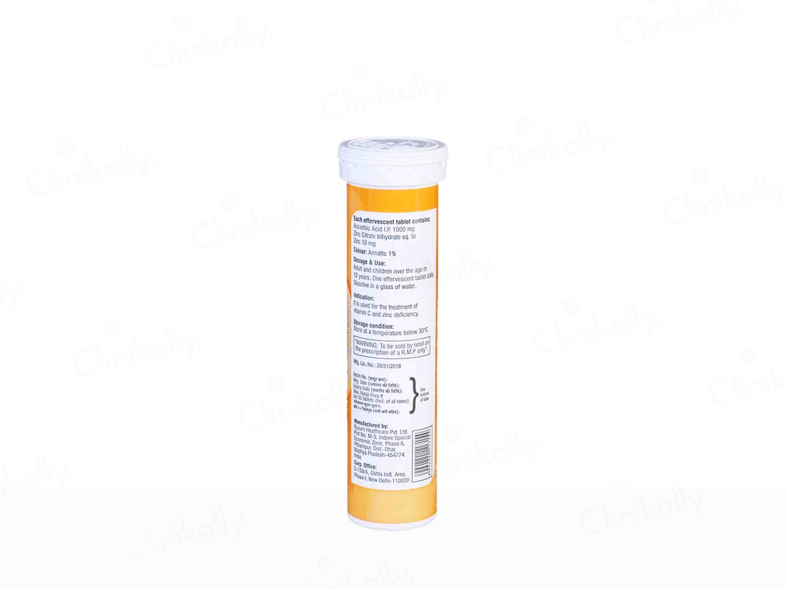 Lussi Effervescent Tablet - Zingy Citrus Flavour - Image 2