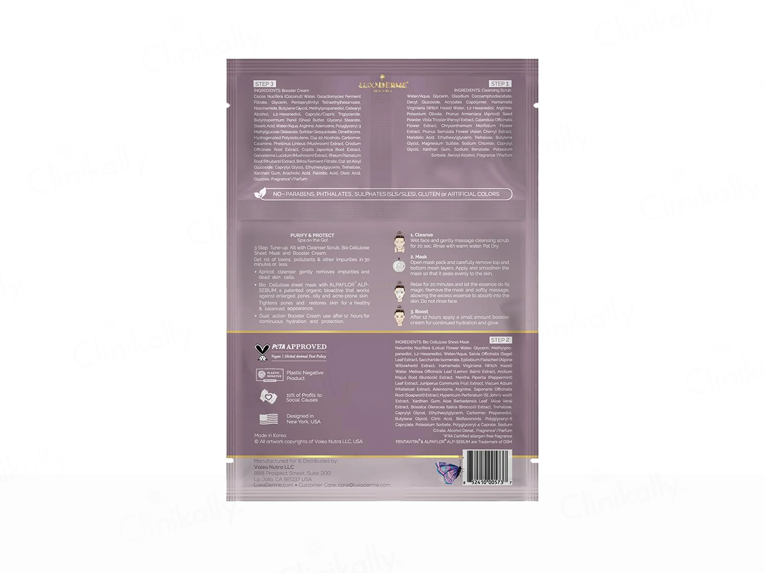 LuxaDerme Purify & Protect 3 Step Tune-Up Kit - Image 2
