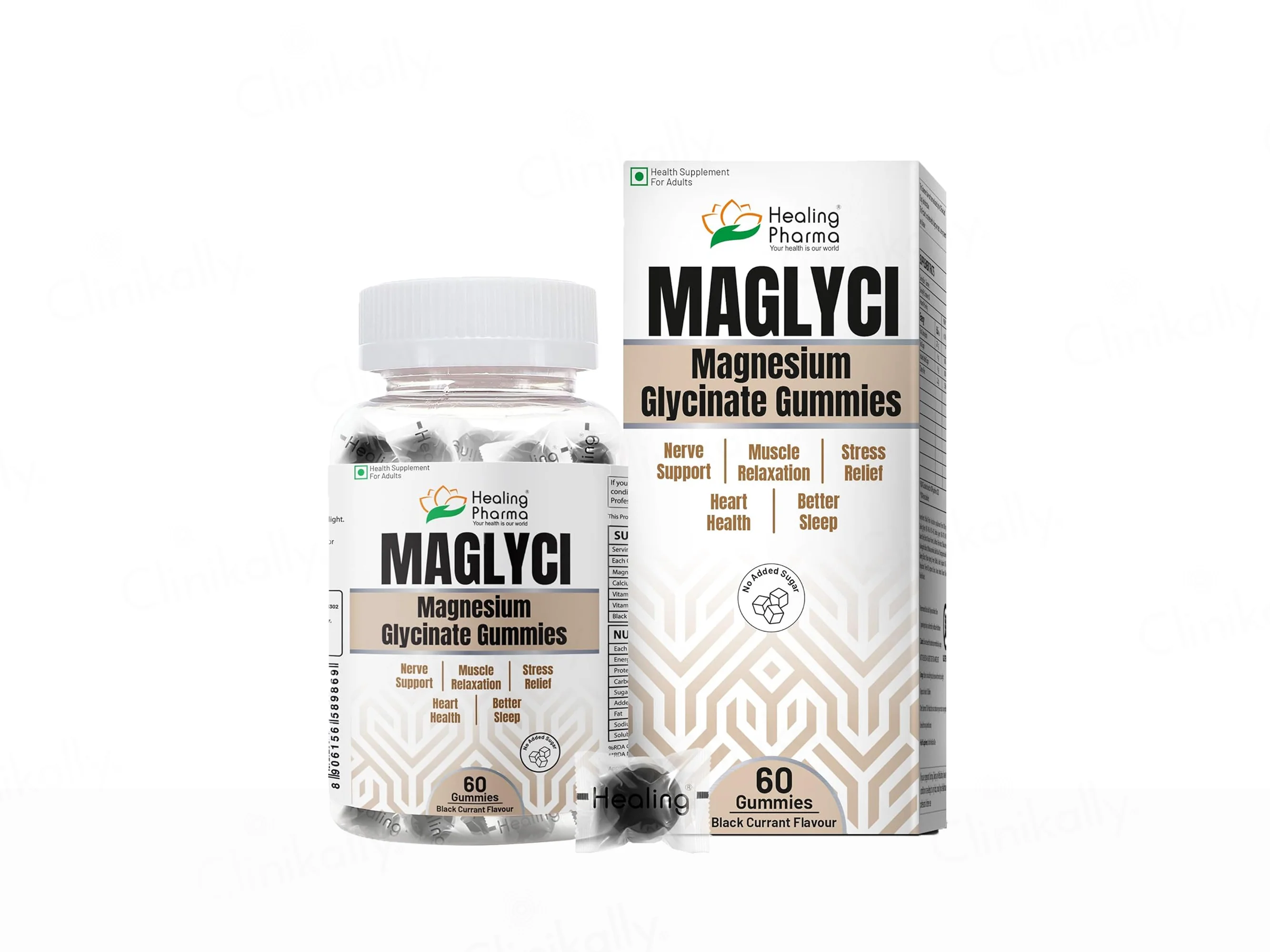 Maglyci Magnesium Glycinate Gummies - Black Currant Flavour