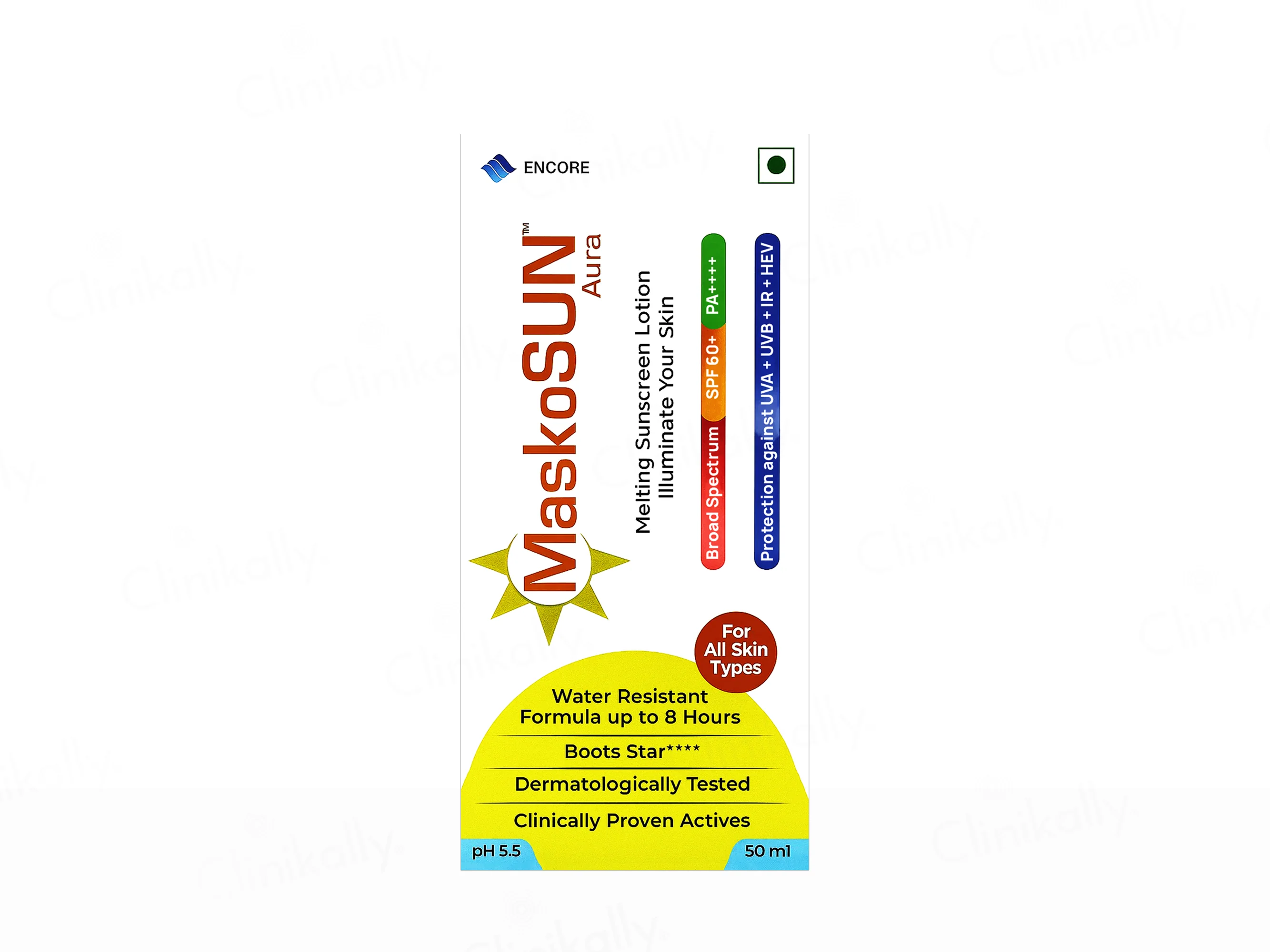 Maskosun Aura Melting Sunscreen Lotion SPF 60+ PA++++
