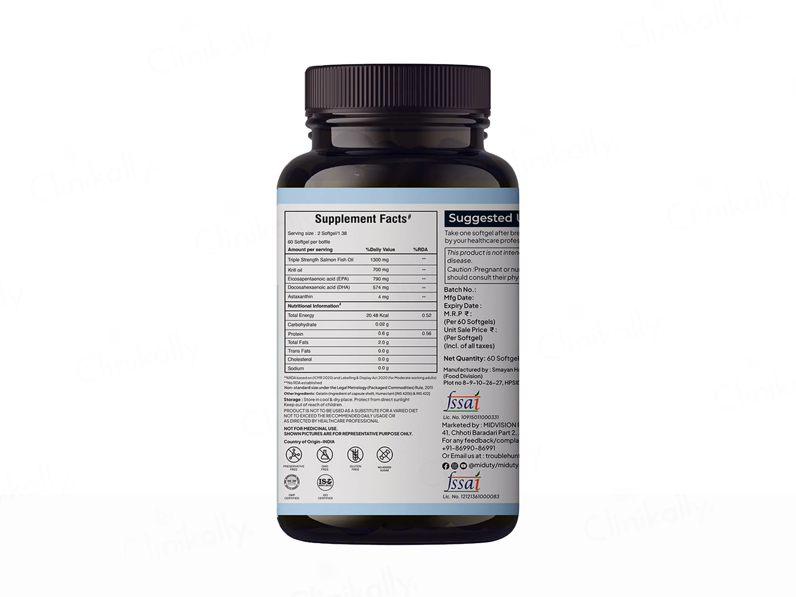 Miduty Krill Omega Complex Softgel Capsule - Image 8
