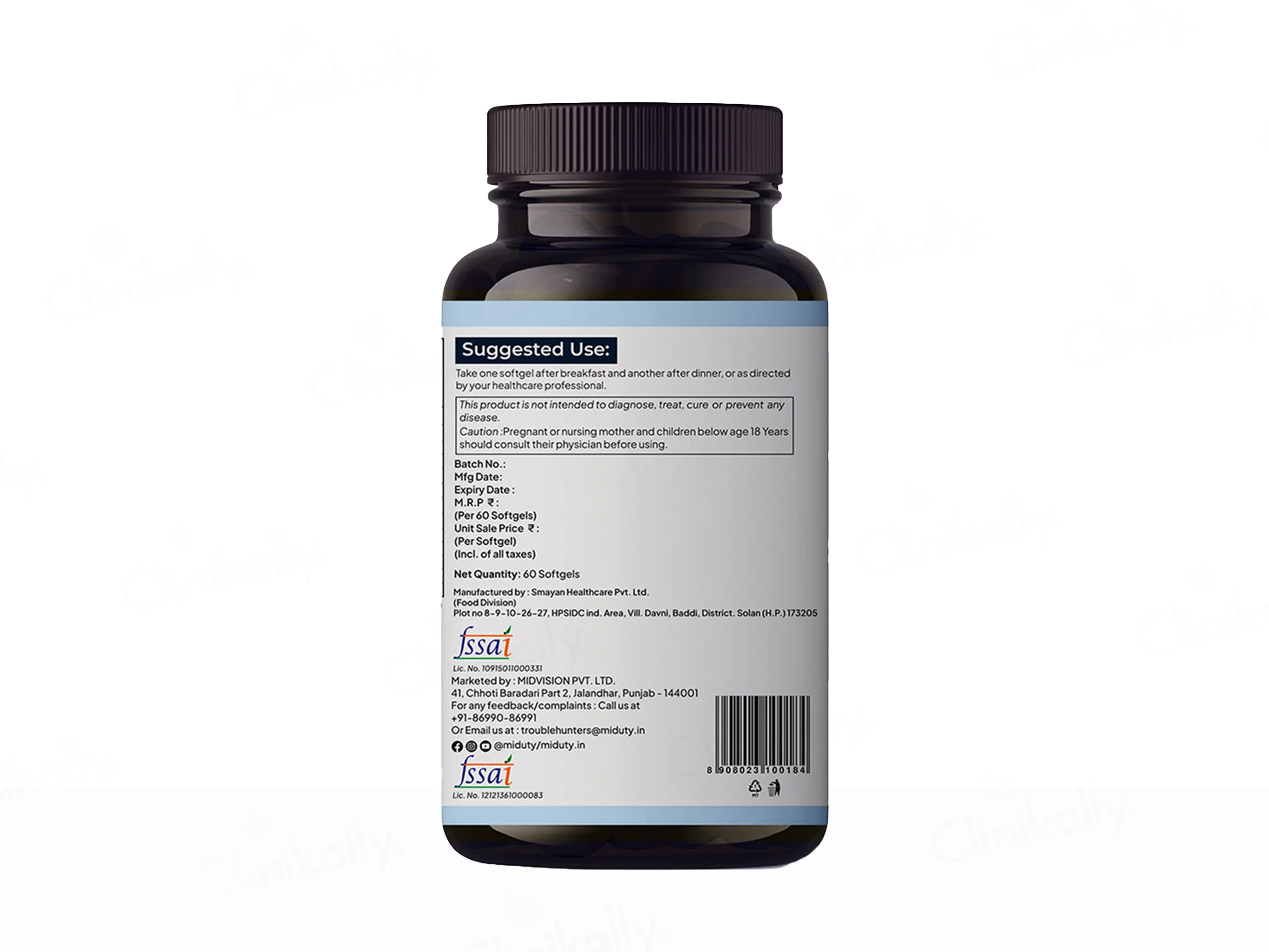Miduty Krill Omega Complex Softgel Capsule - Image 9