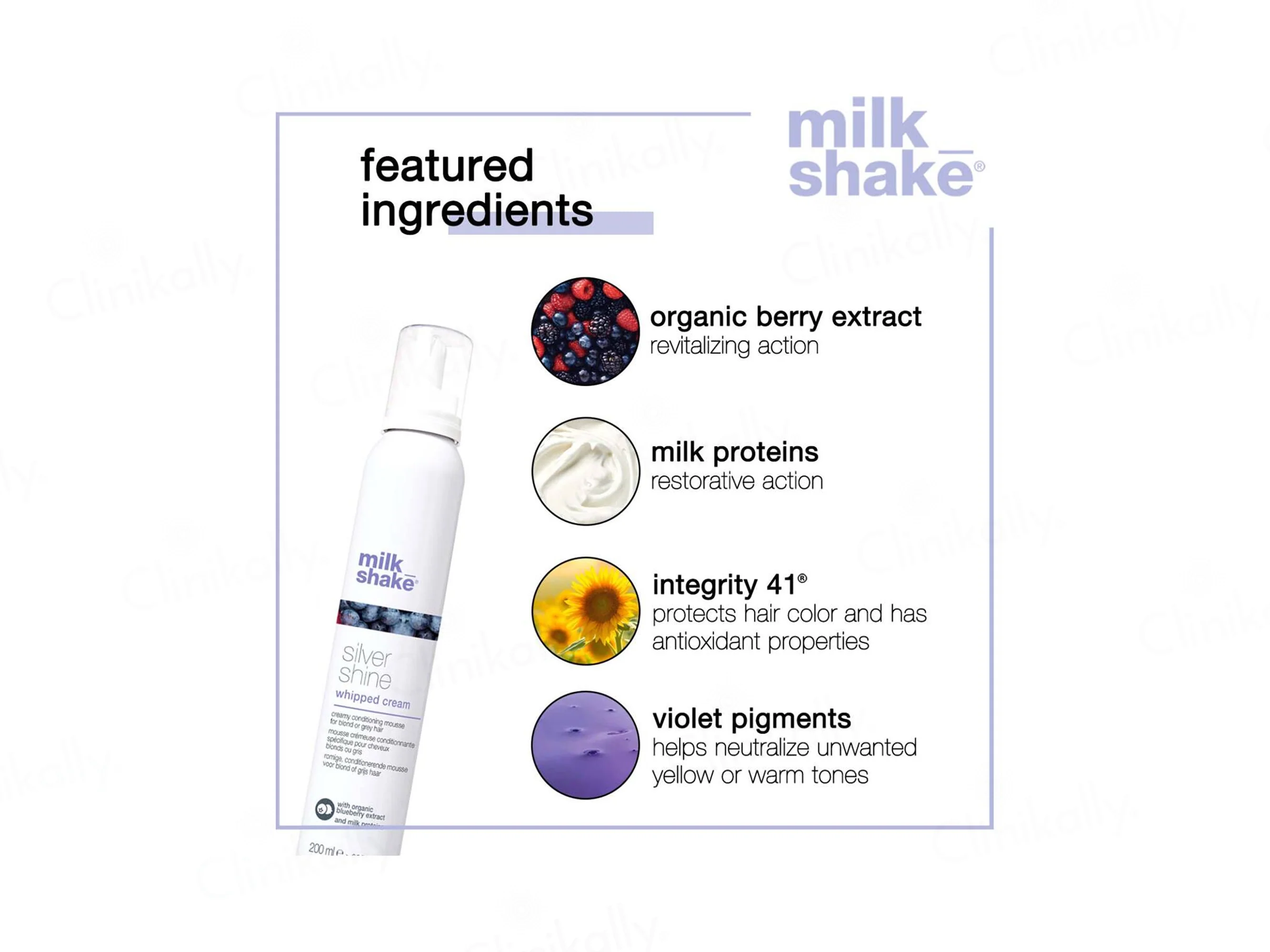 Milk Shake Silver Shine Whipped Cream For Blond & Grey Hair - Image 4