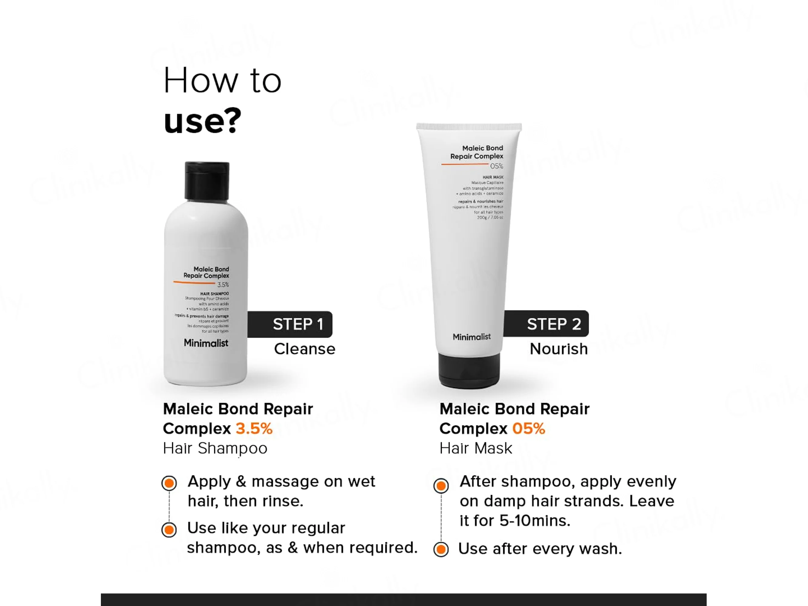 Minimalist 5% Maleic Bond Repair Complex Hair Mask - Image 5