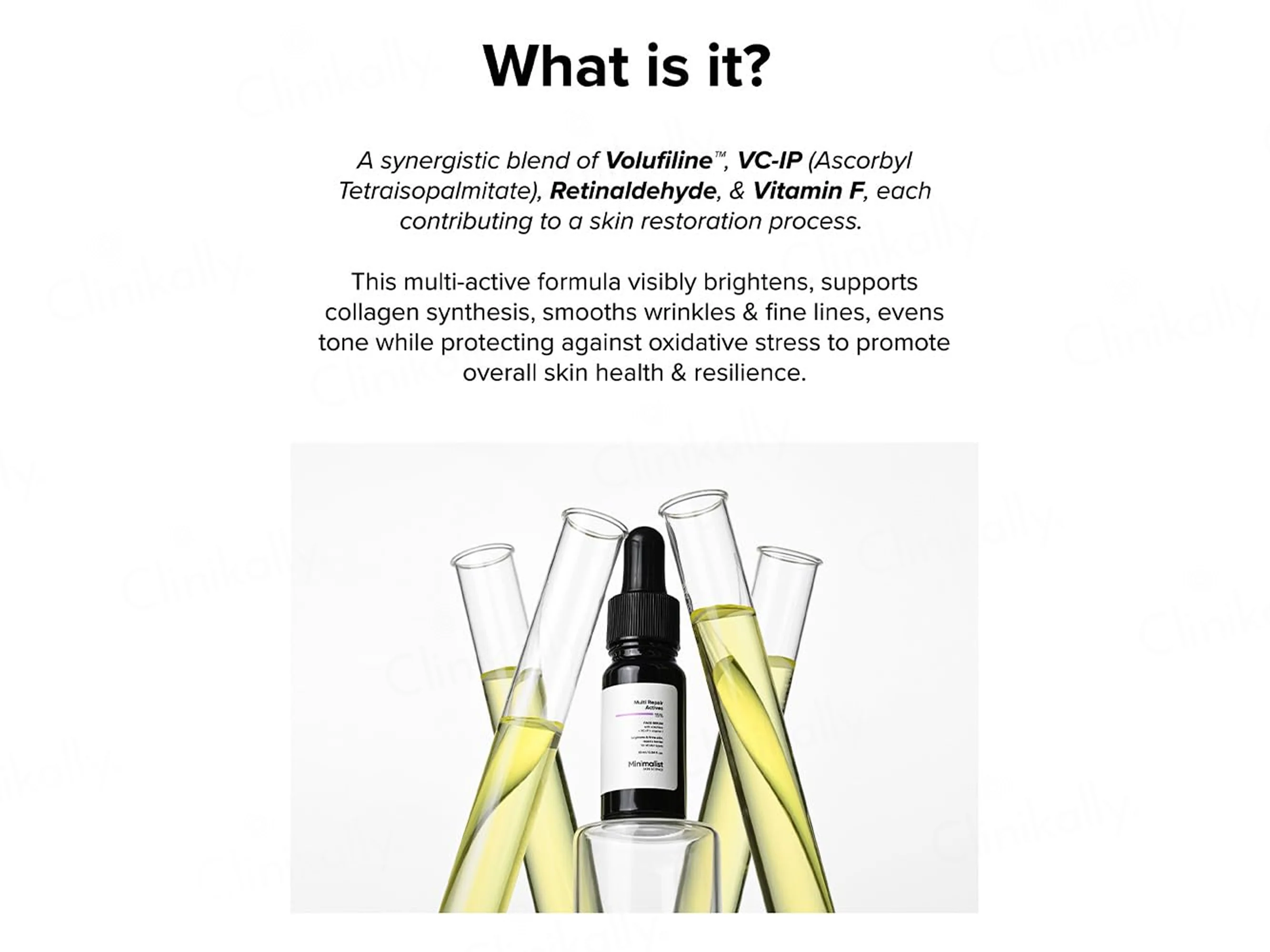 Minimalist Multi Repair Actives 15% Face Serum - Image 2