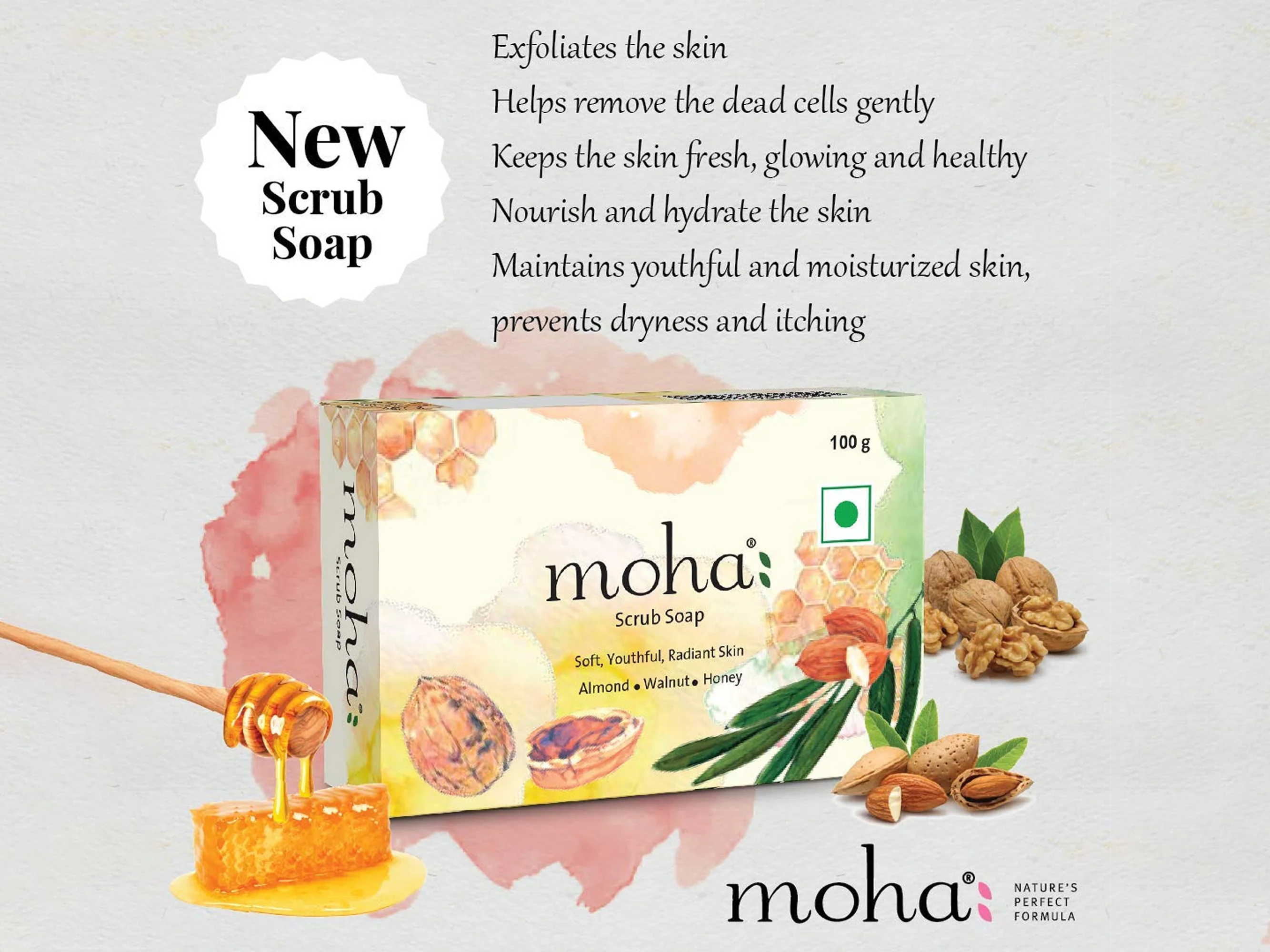 Moha: Scrub Soap (Pack Of 3) - Image 2