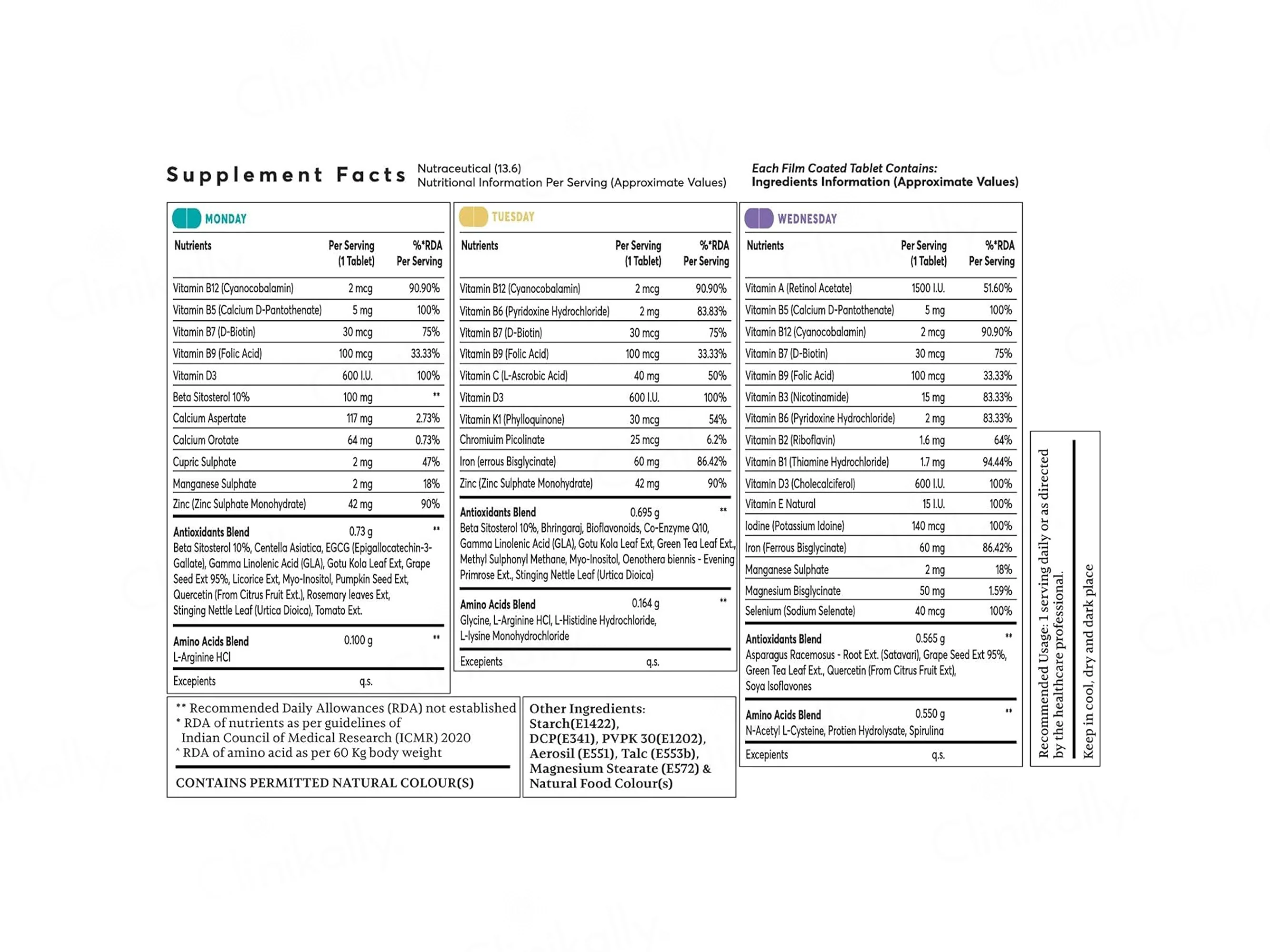 NOURRIR Hair Health Supplement Tablet For Men - Image 6