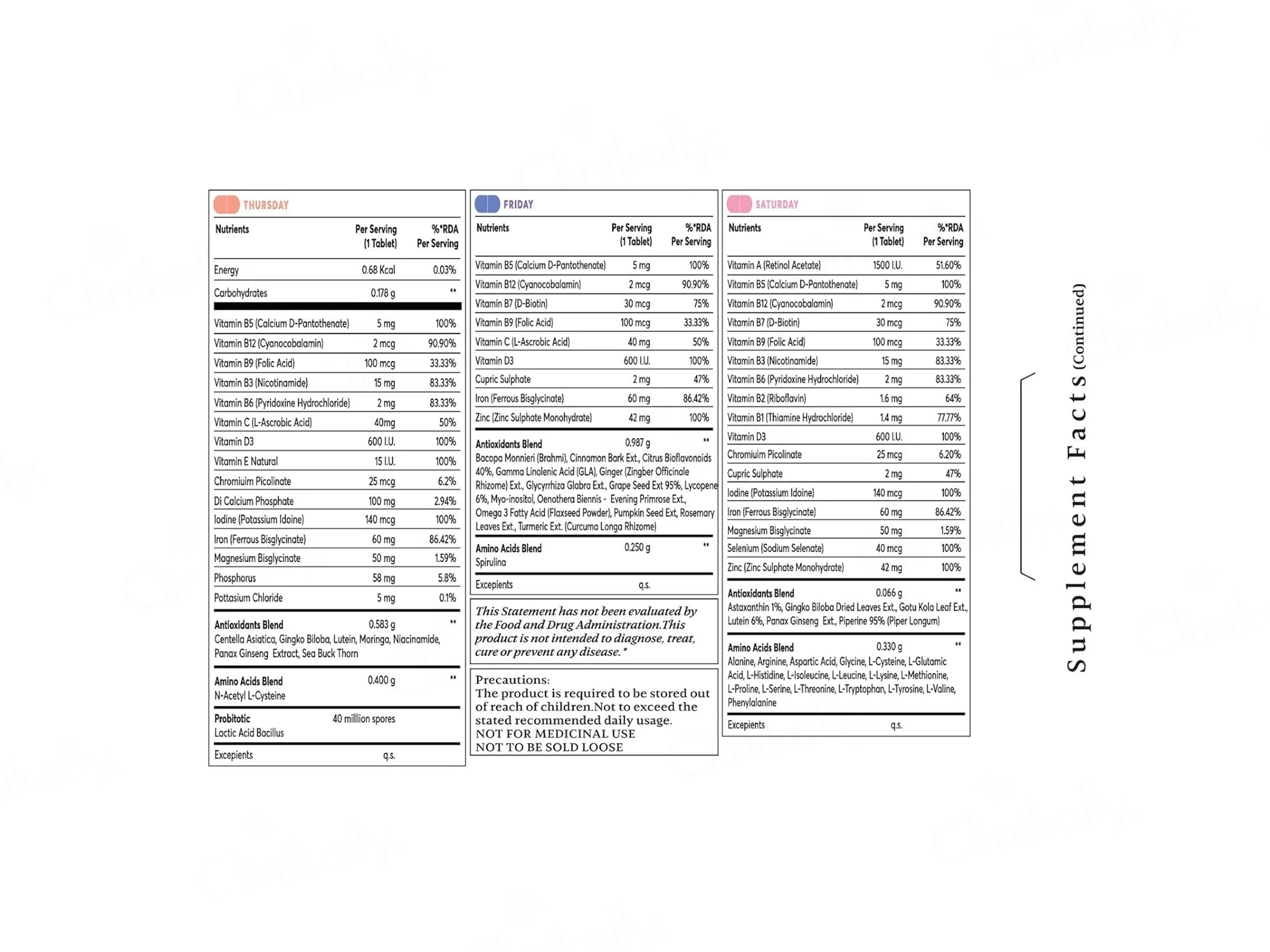 NOURRIR Hair Health Supplement Tablet For Men - Image 7