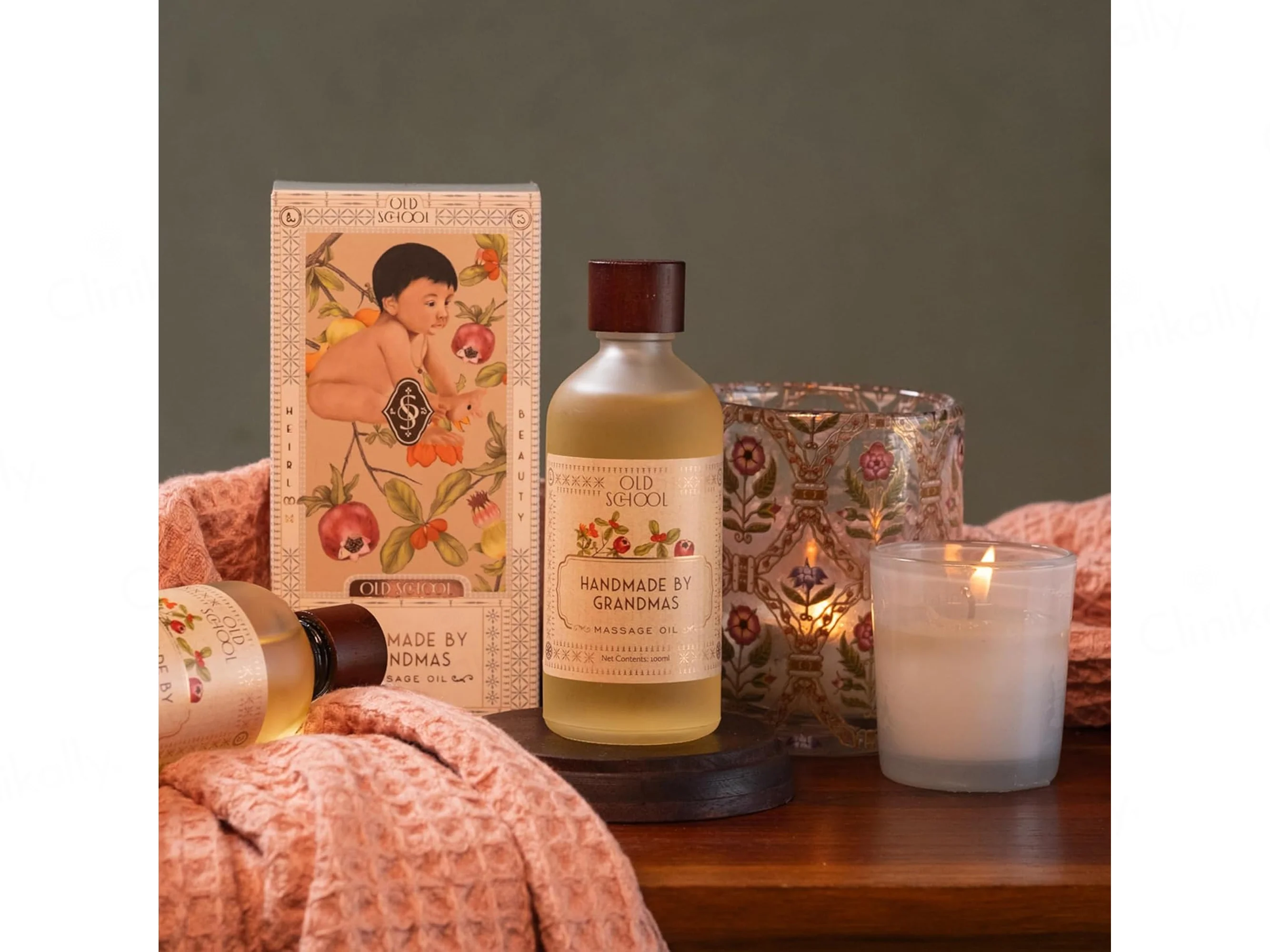 Old School Handmade By Grandmas Massage Oil - Image 2
