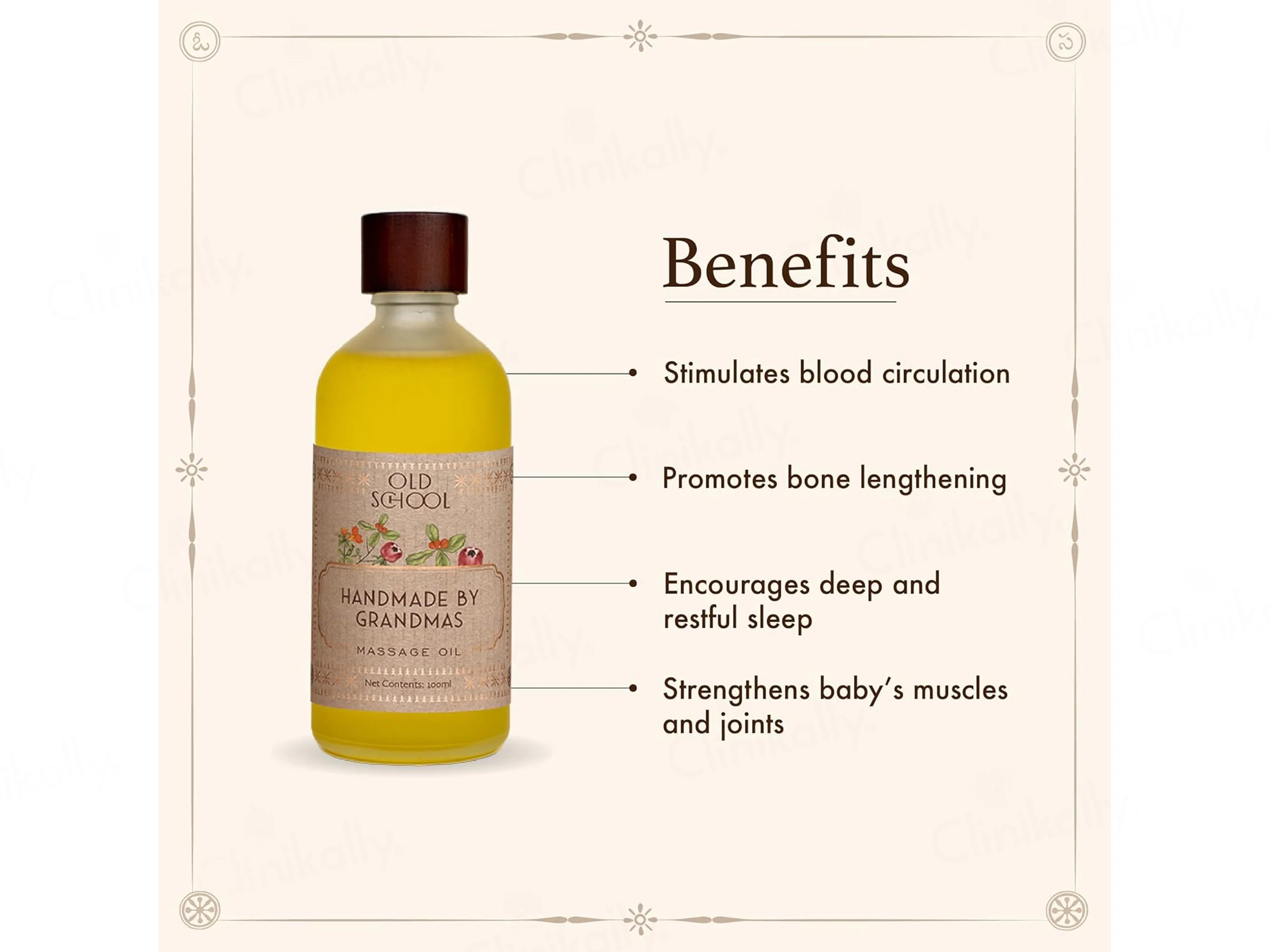 Old School Handmade By Grandmas Massage Oil - Image 3