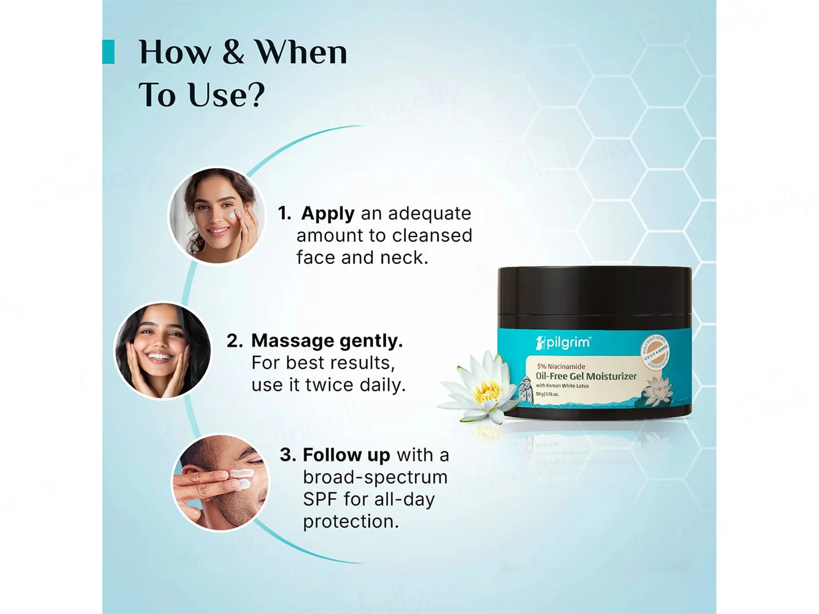 Pilgrim 5% Niacinamide Oil-Free Gel Moisturizer - Image 6