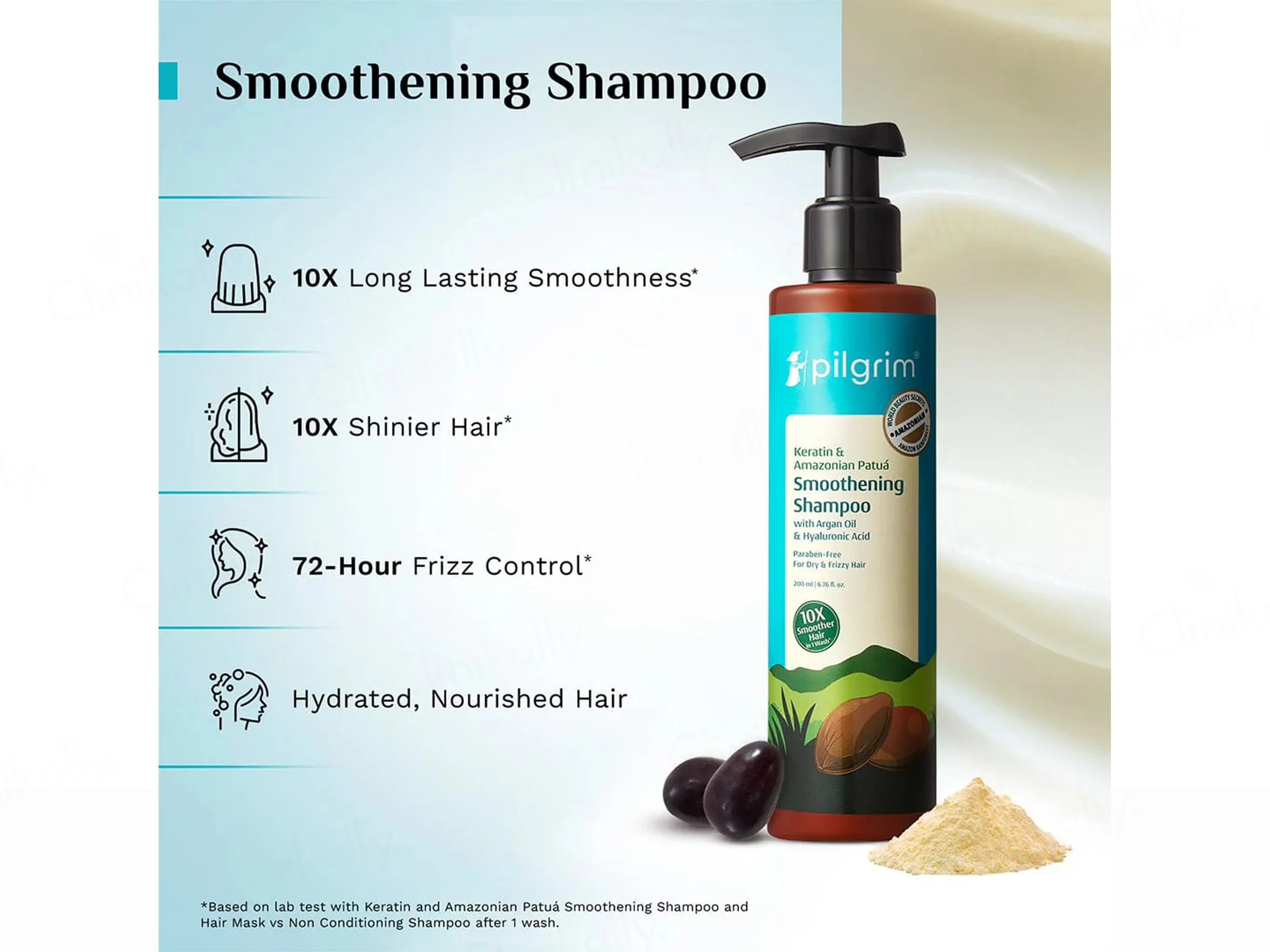 Pilgrim Patuá & Keratin Smoothening Shampoo - Image 4