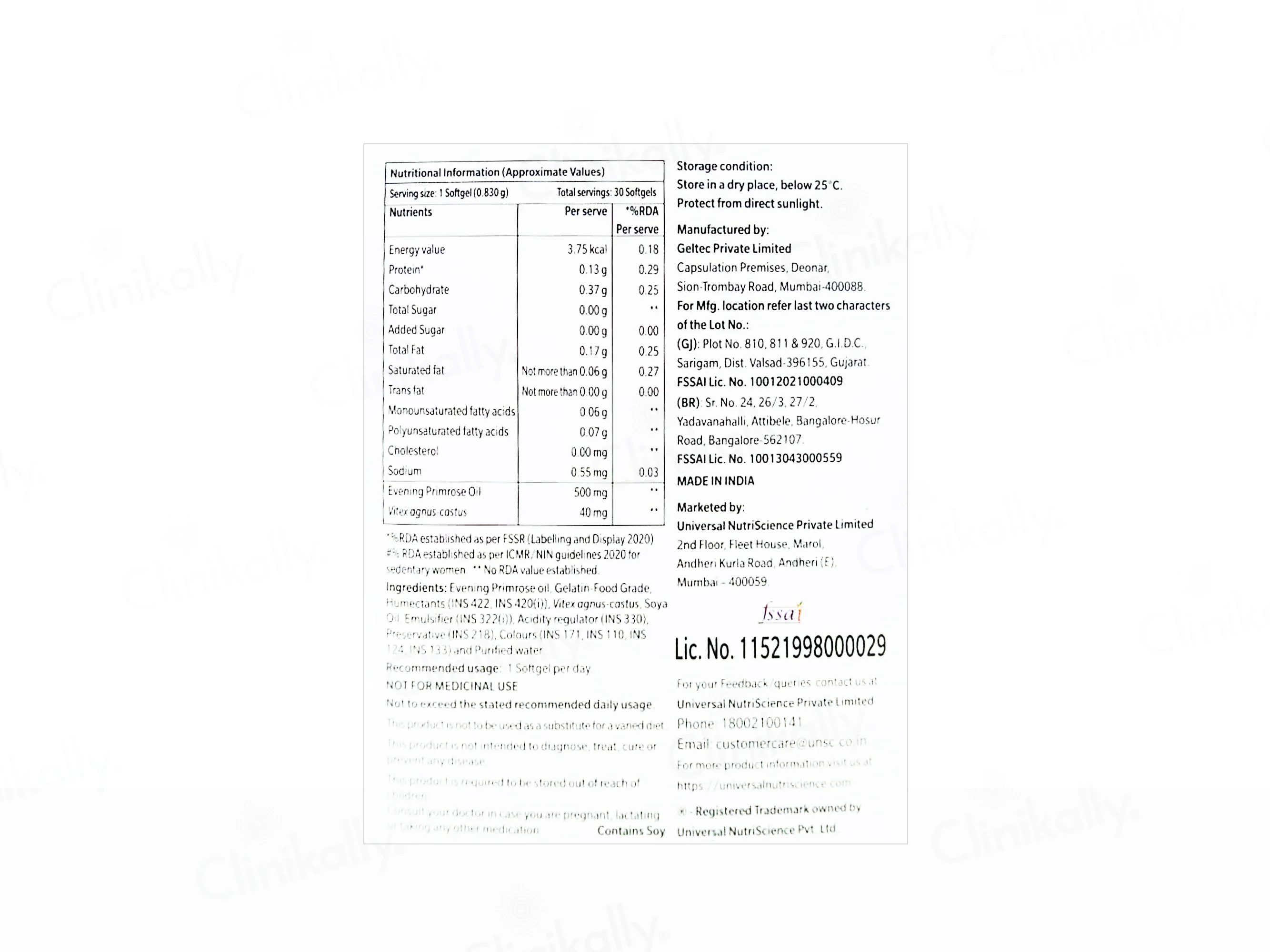 Primosa V Nutraceutical Softgel For Adult Women - Image 3