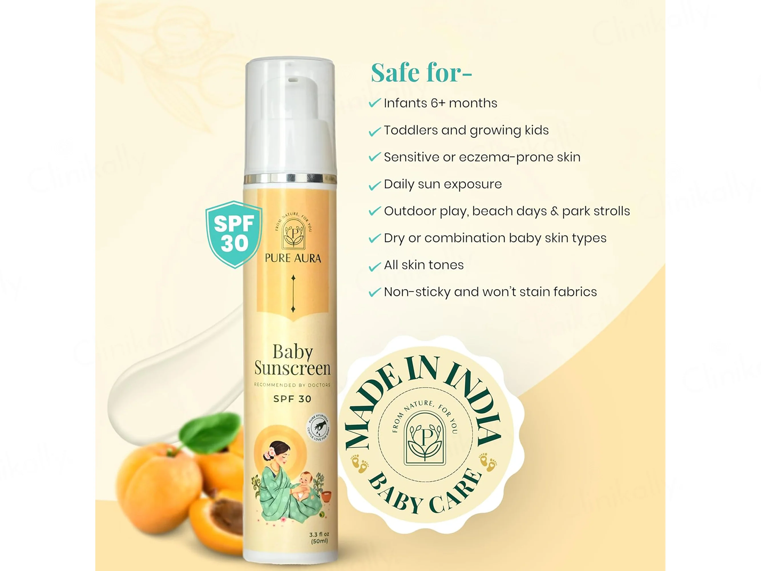 Pure Aura Baby Sunscreen SPF 30 - Image 4