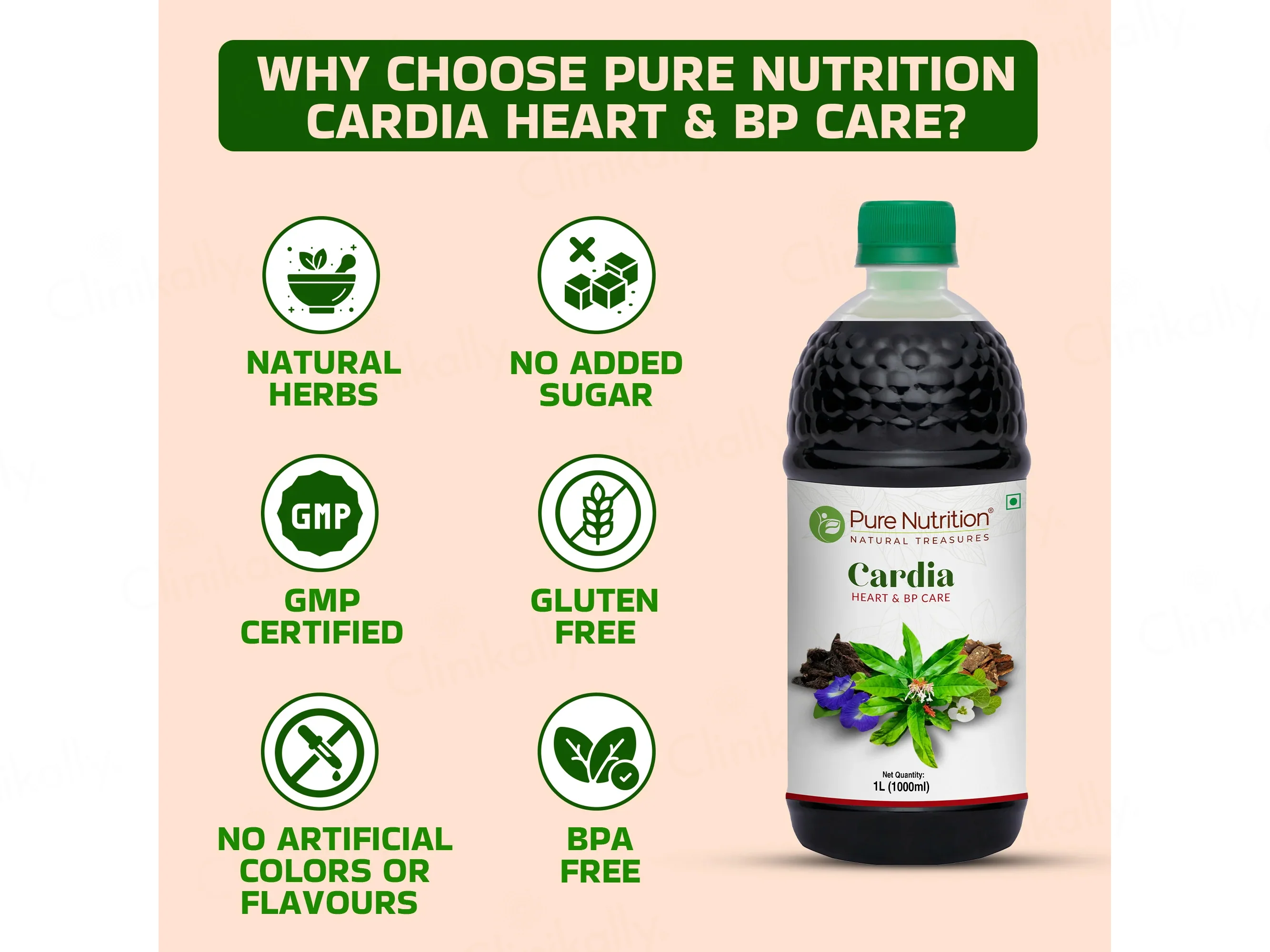 Pure Nutrition Cardia Heart & BP Care Juice - Image 4