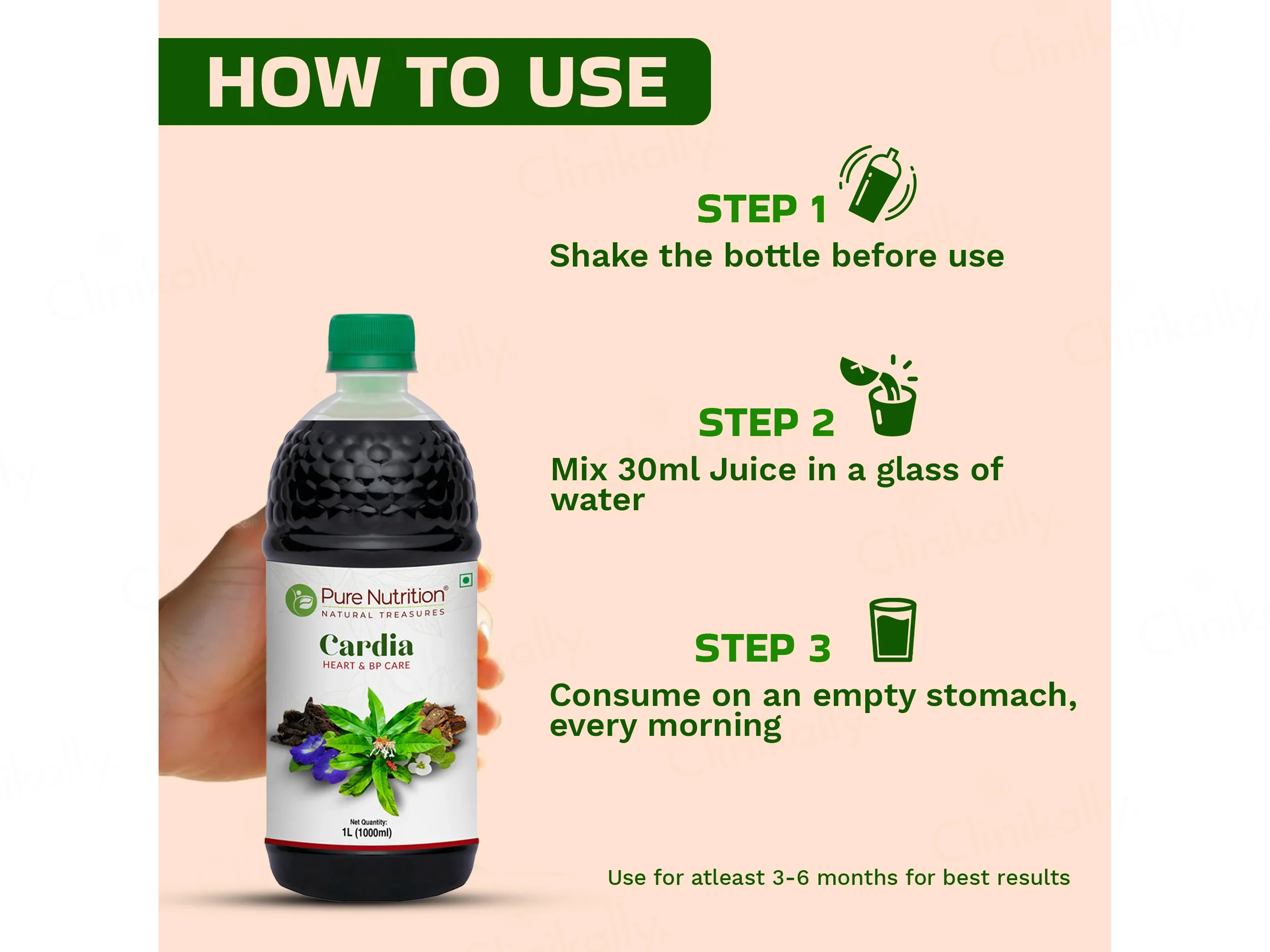Pure Nutrition Cardia Heart & BP Care Juice - Image 6