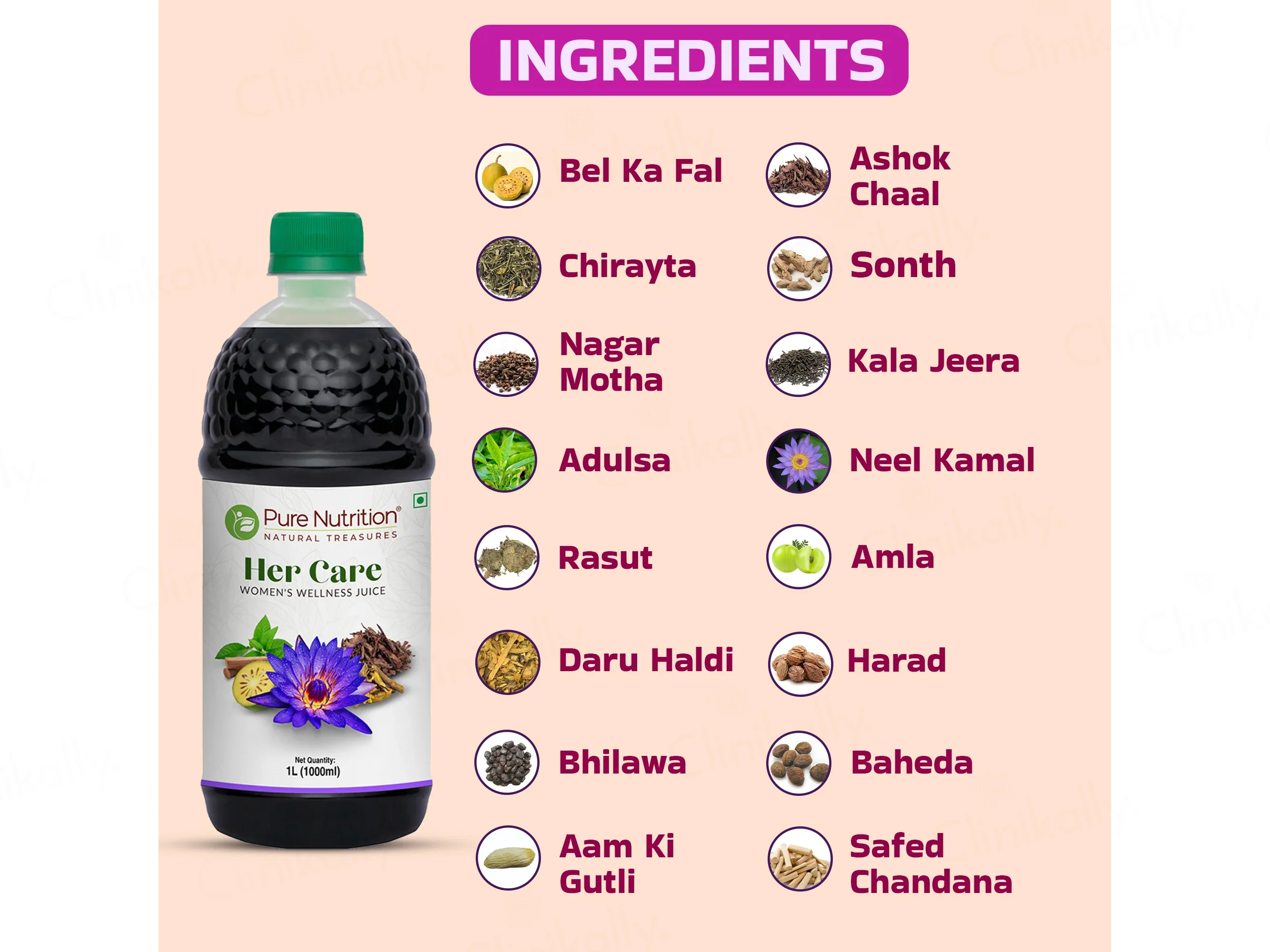 Pure Nutrition Her Care Women's Wellness Juice - Image 2