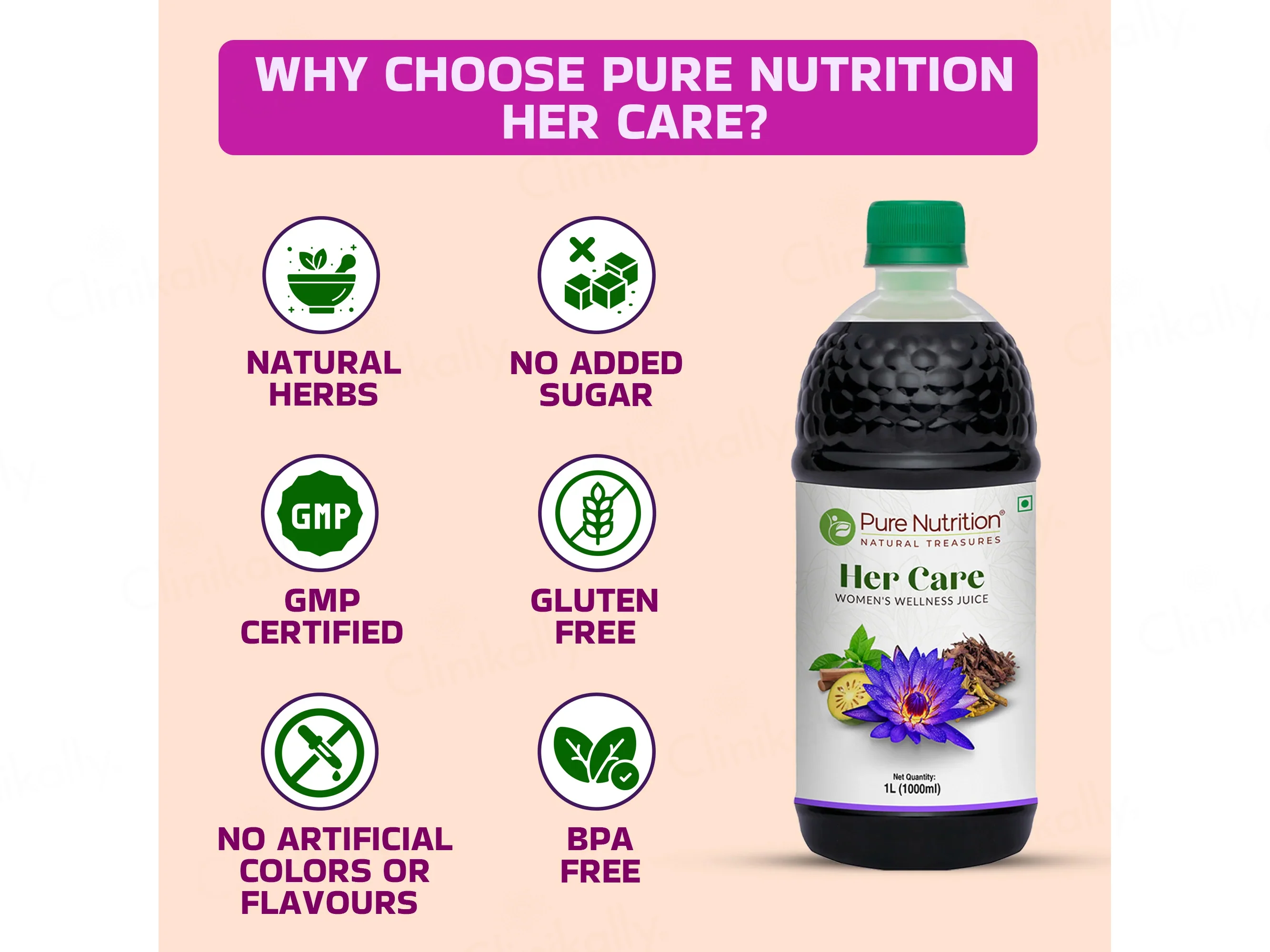 Pure Nutrition Her Care Women's Wellness Juice - Image 3