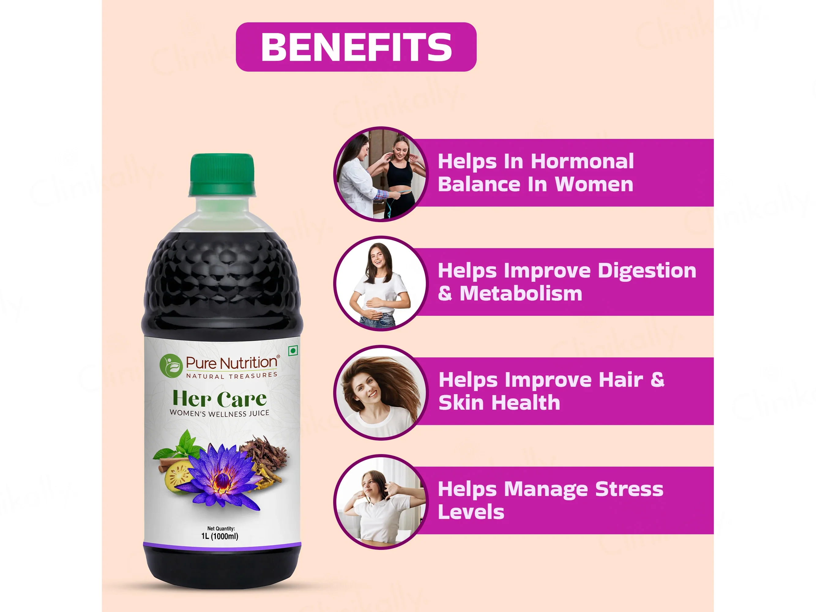 Pure Nutrition Her Care Women's Wellness Juice - Image 4