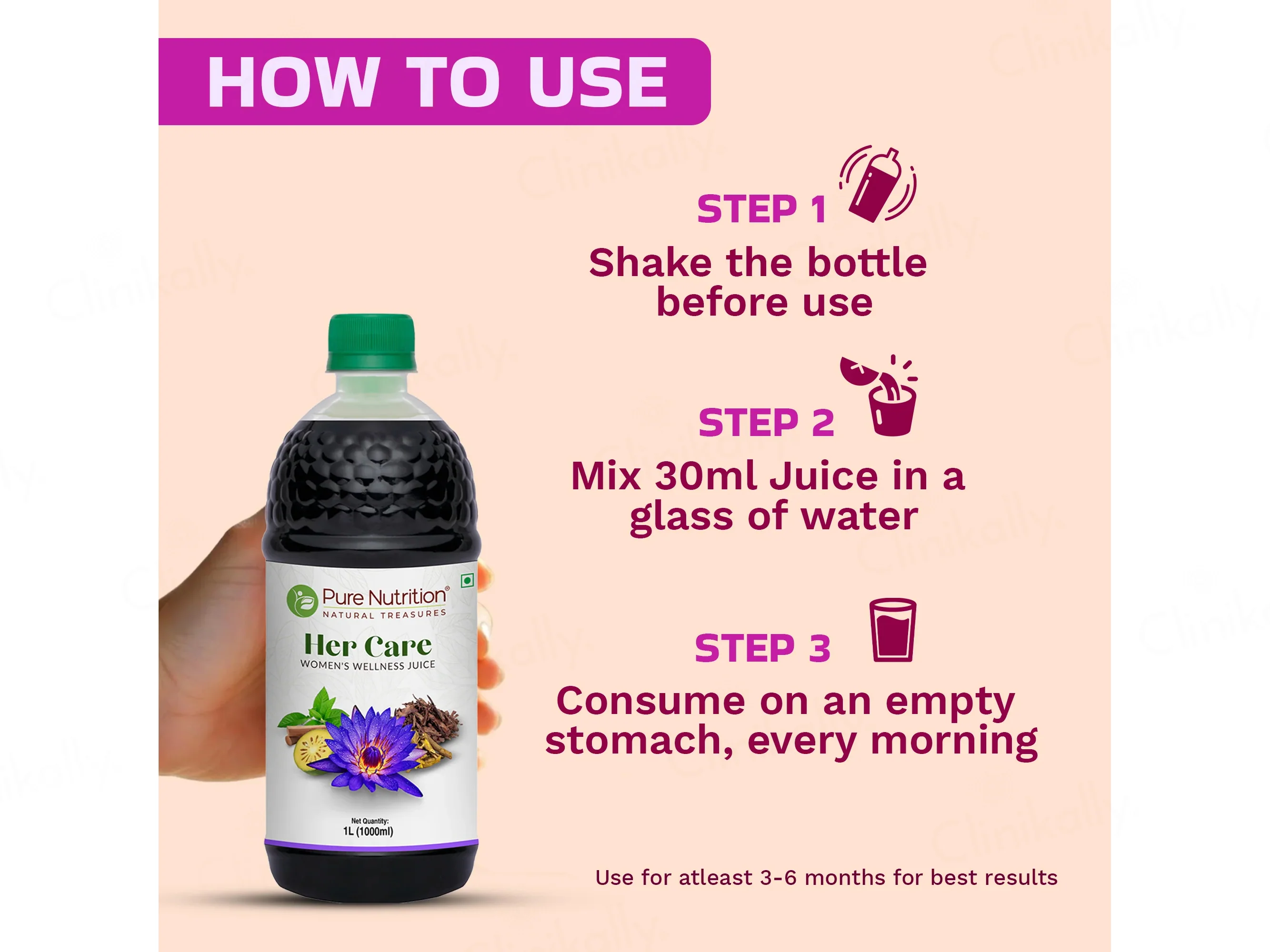 Pure Nutrition Her Care Women's Wellness Juice - Image 5