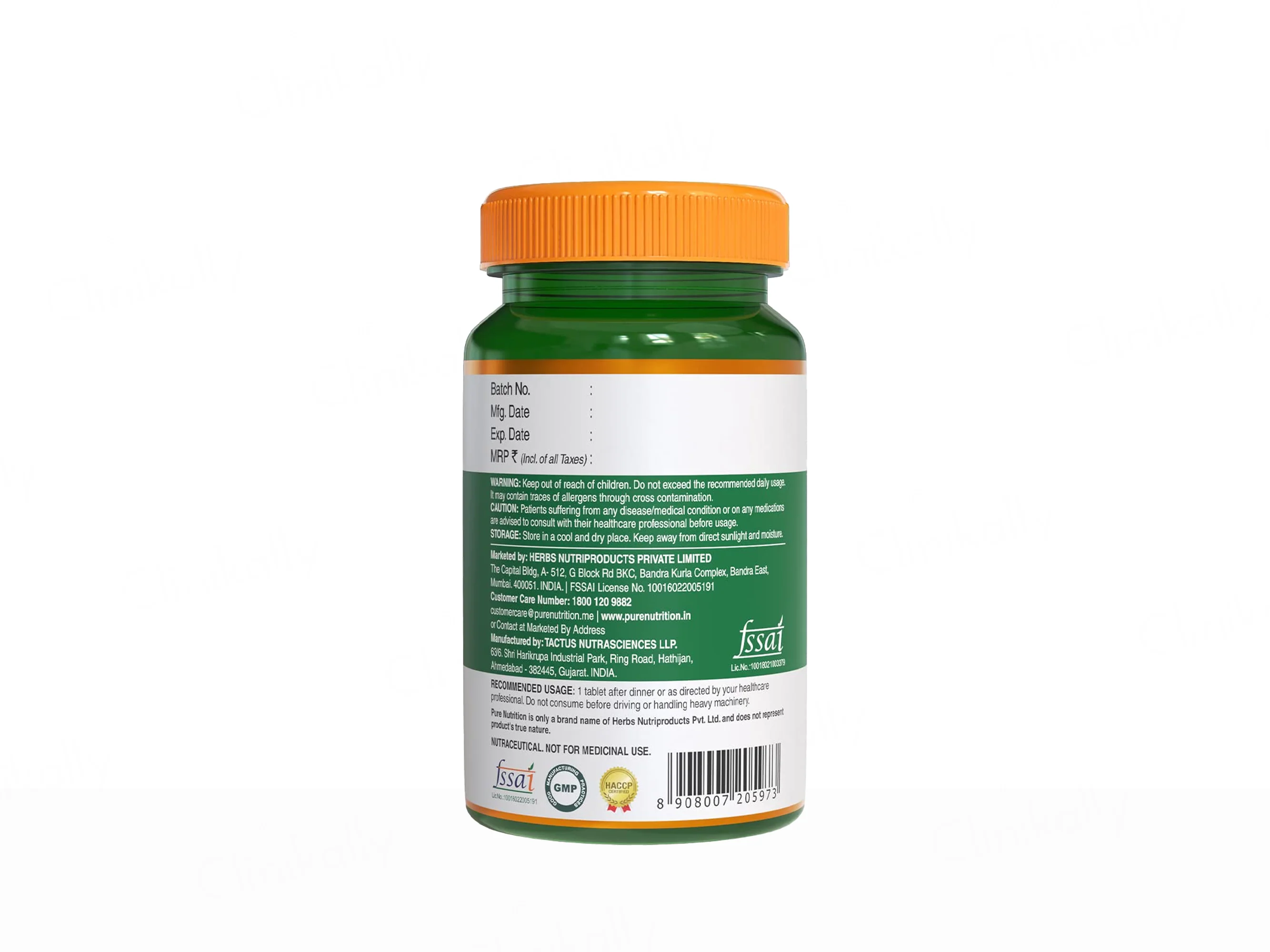 Pure Nutrition Melatonin 5mg With Valeriana Wallichii Veg Tablet - Image 3