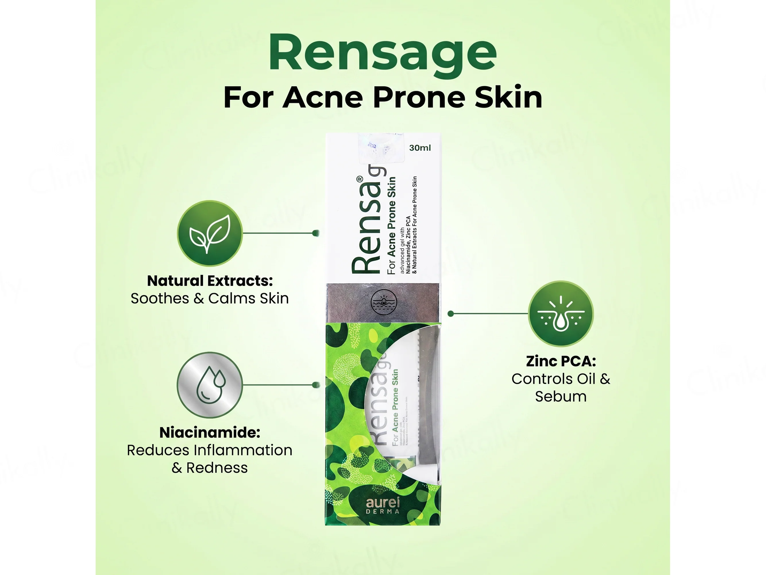 Rensa Advanced Gel For Acne Prone Skin - Image 2