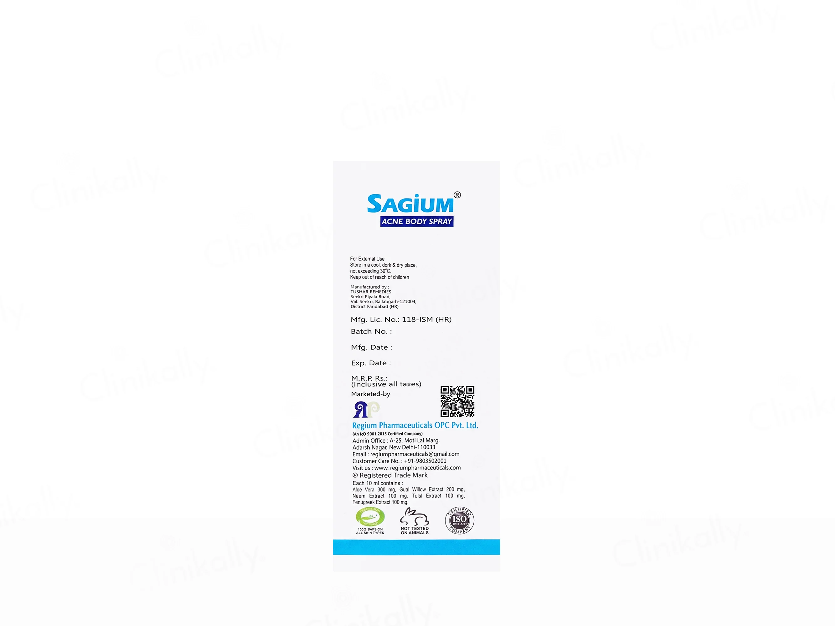 Sagium Acne Body Spray - Image 3