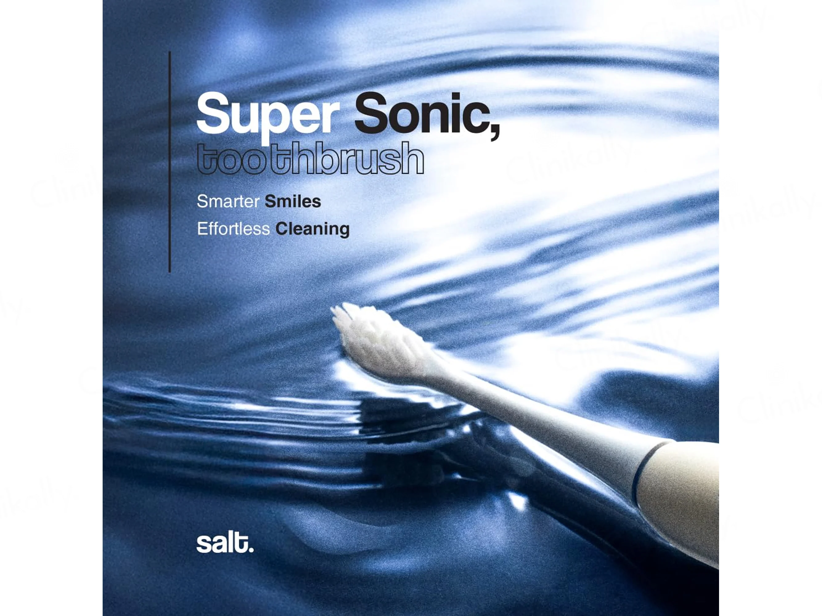 Salt. Halo Super Sonic Electric Toothbrush - Butter Yellow - Image 2