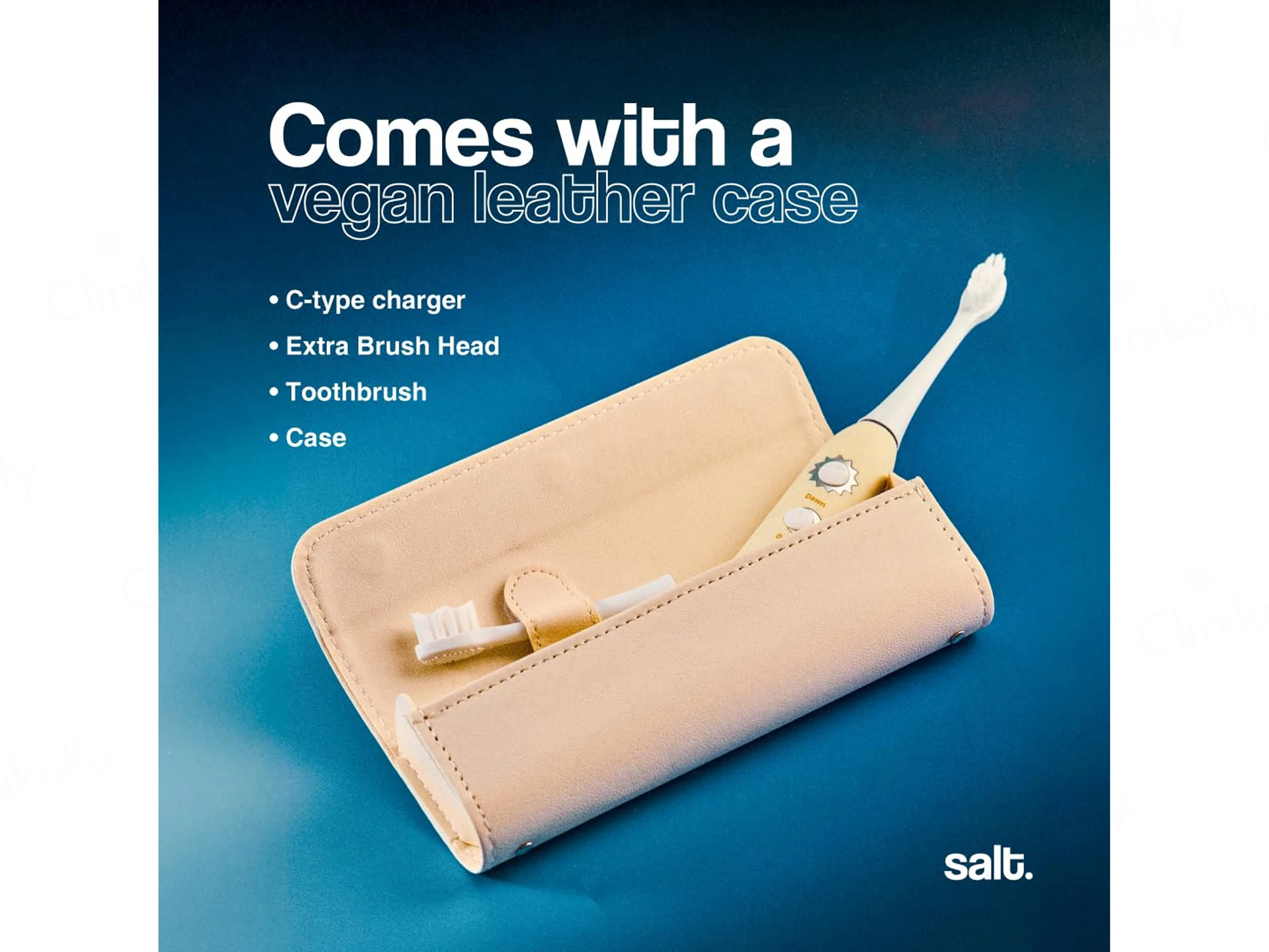 Salt. Halo Super Sonic Electric Toothbrush - Butter Yellow - Image 6