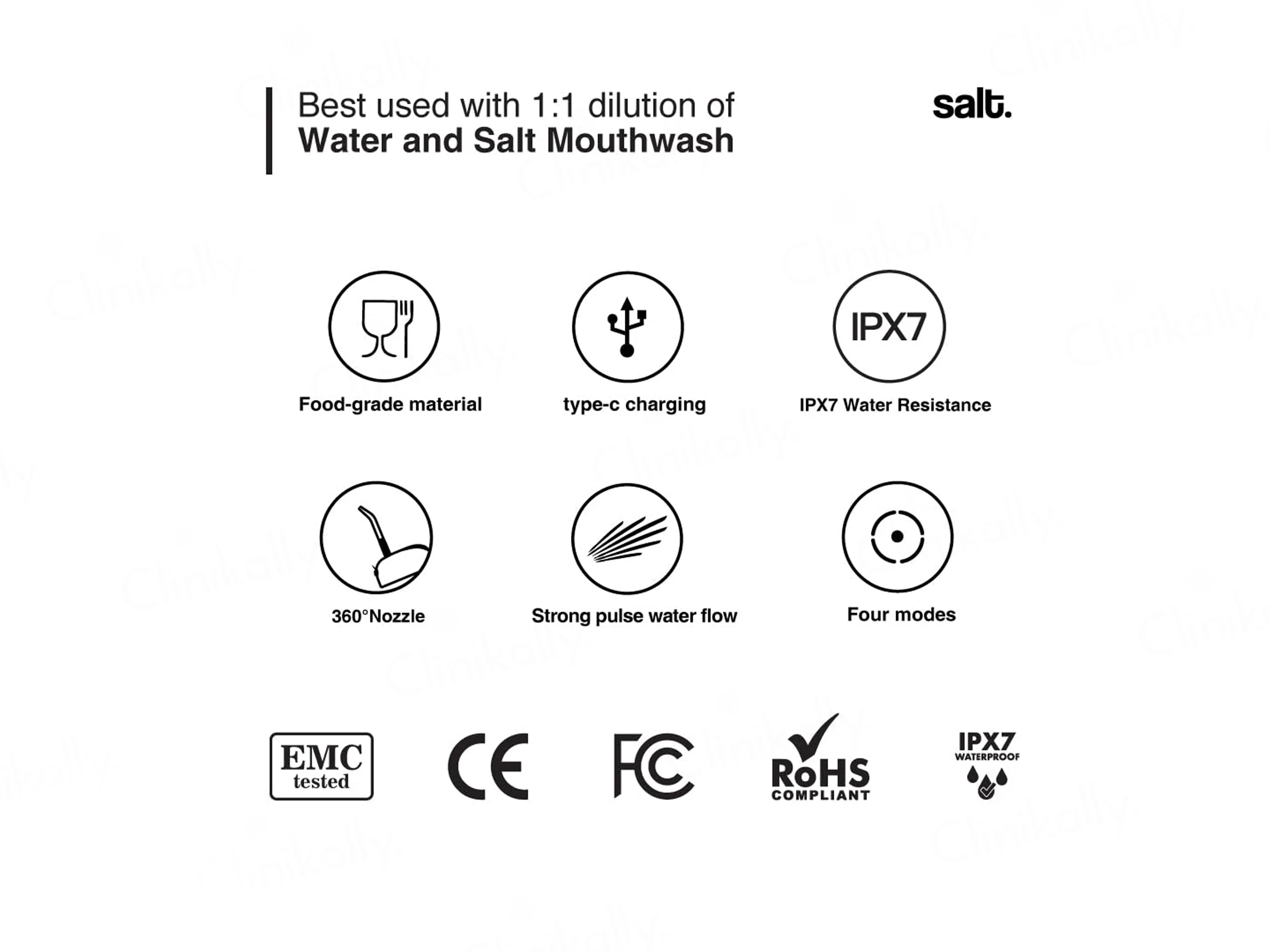 Salt. Wave Water Flosser - White - Image 5