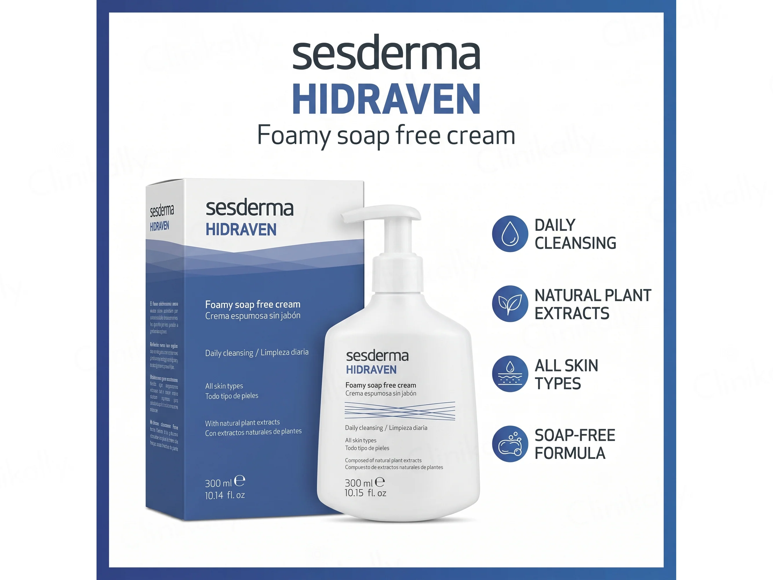 Sesderma Hidraven Foamy Soap Free Cream - Image 2
