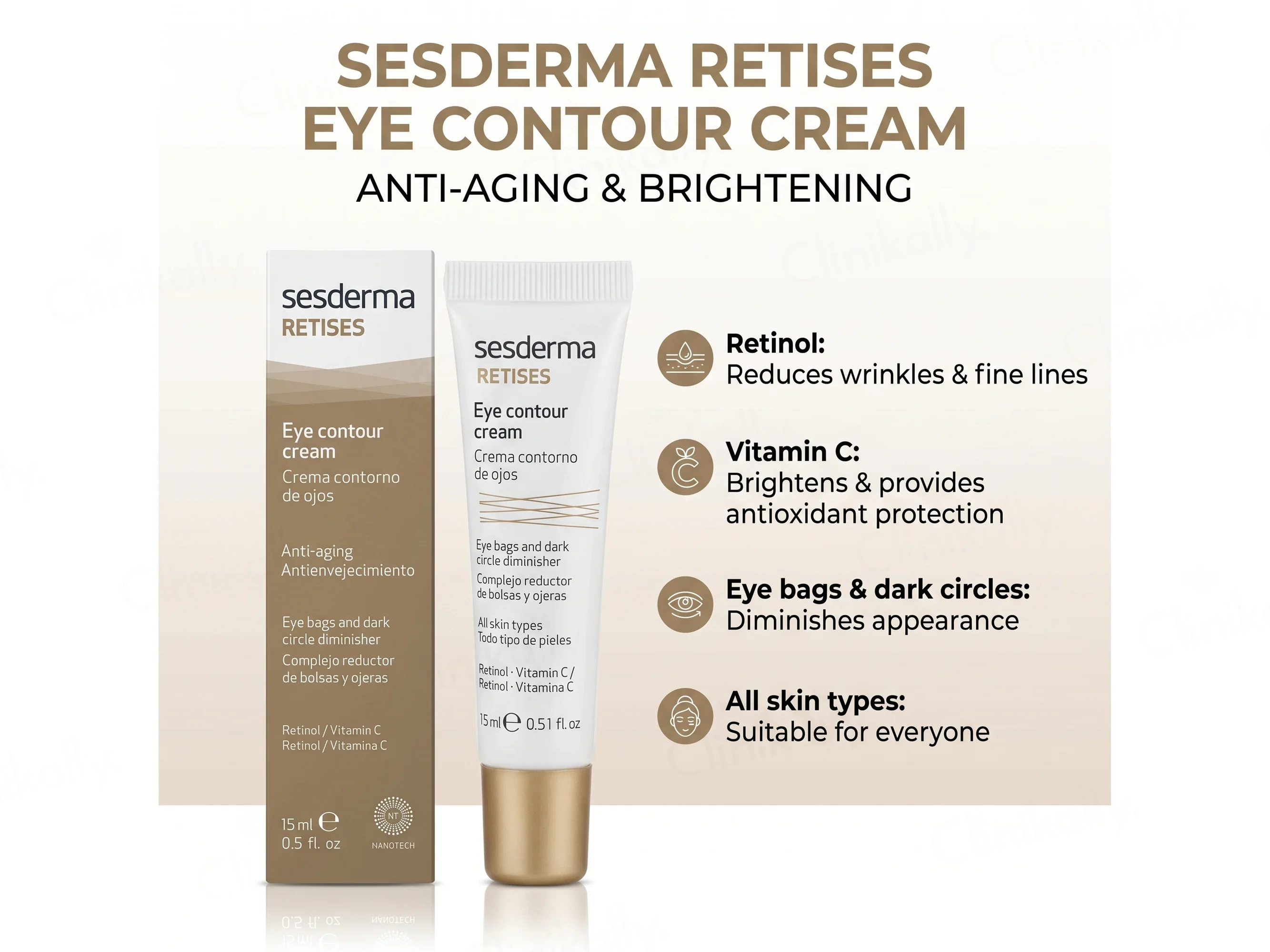 Sesderma Retises Eye Contour Cream - Image 2