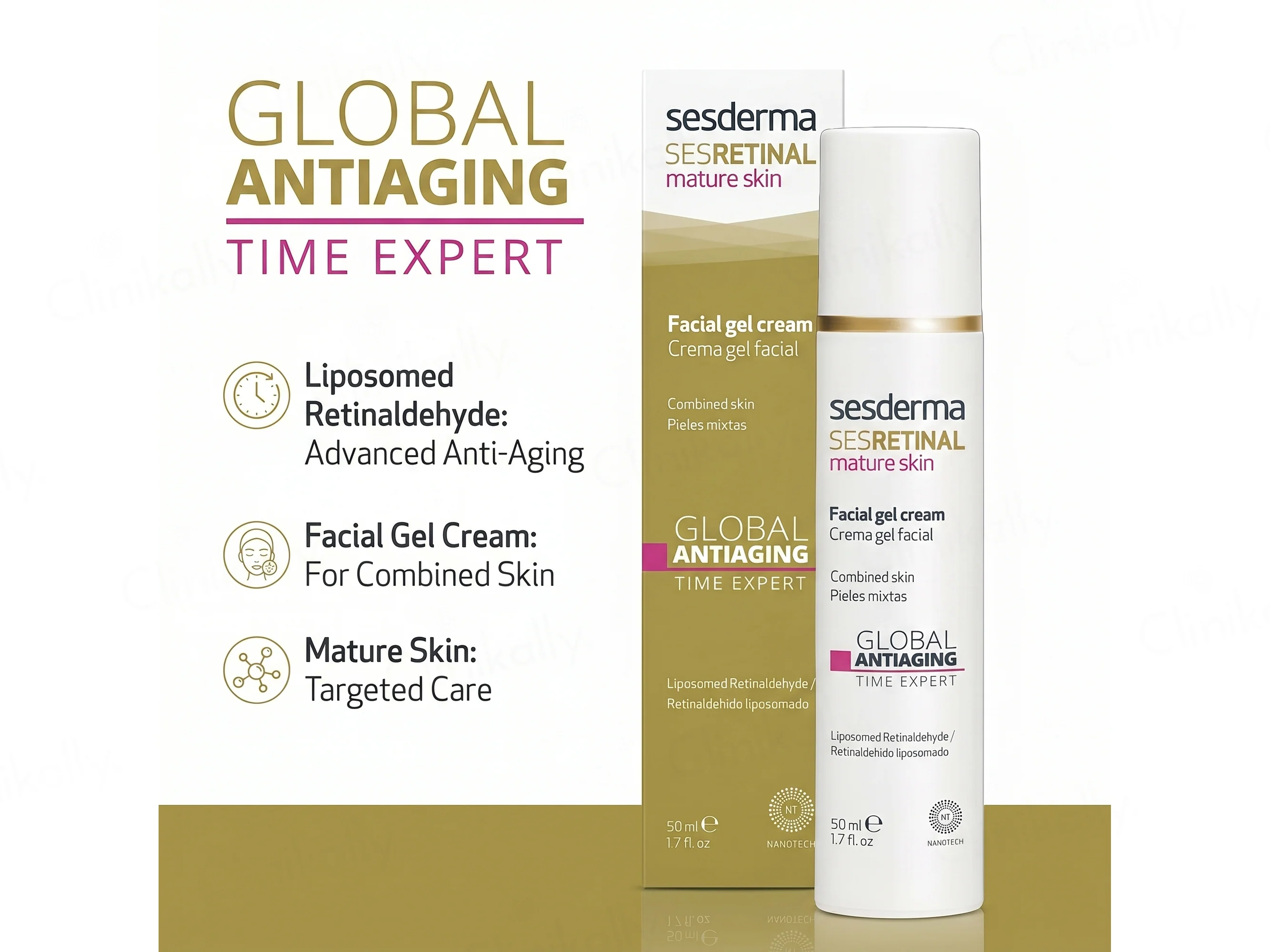 Sesderma Sesretinal Mature Skin Facial Gel Cream - Image 2