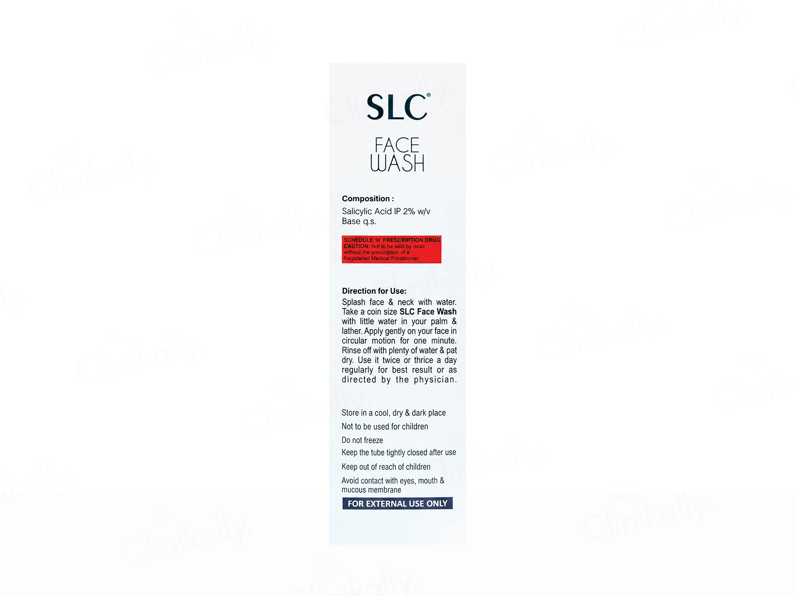 SLC 2% Salicylic Acid Face Wash - Image 5
