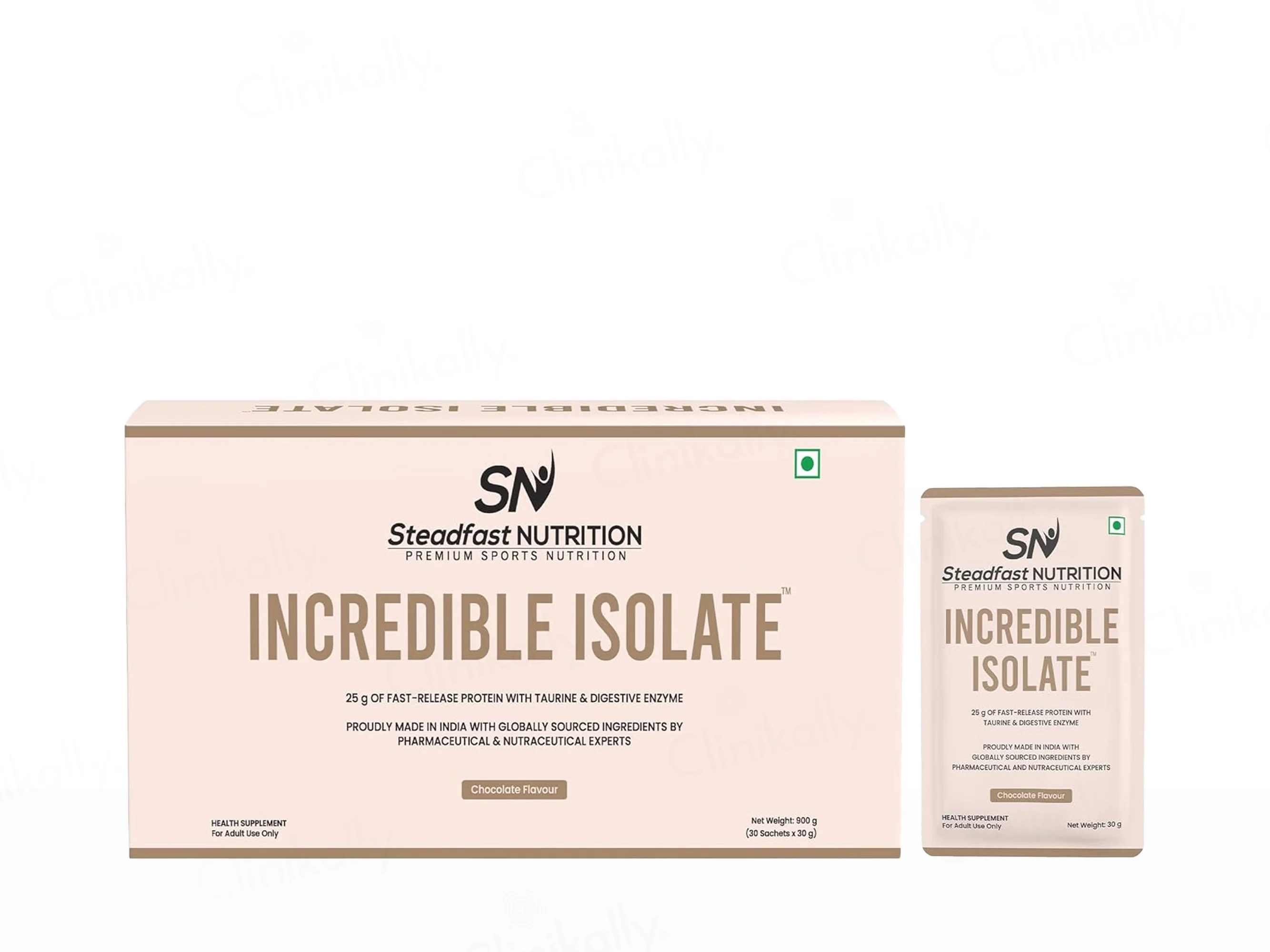 Steadfast Nutrition Incredible Isolate Recovery Whey Protein Isolate Sachet