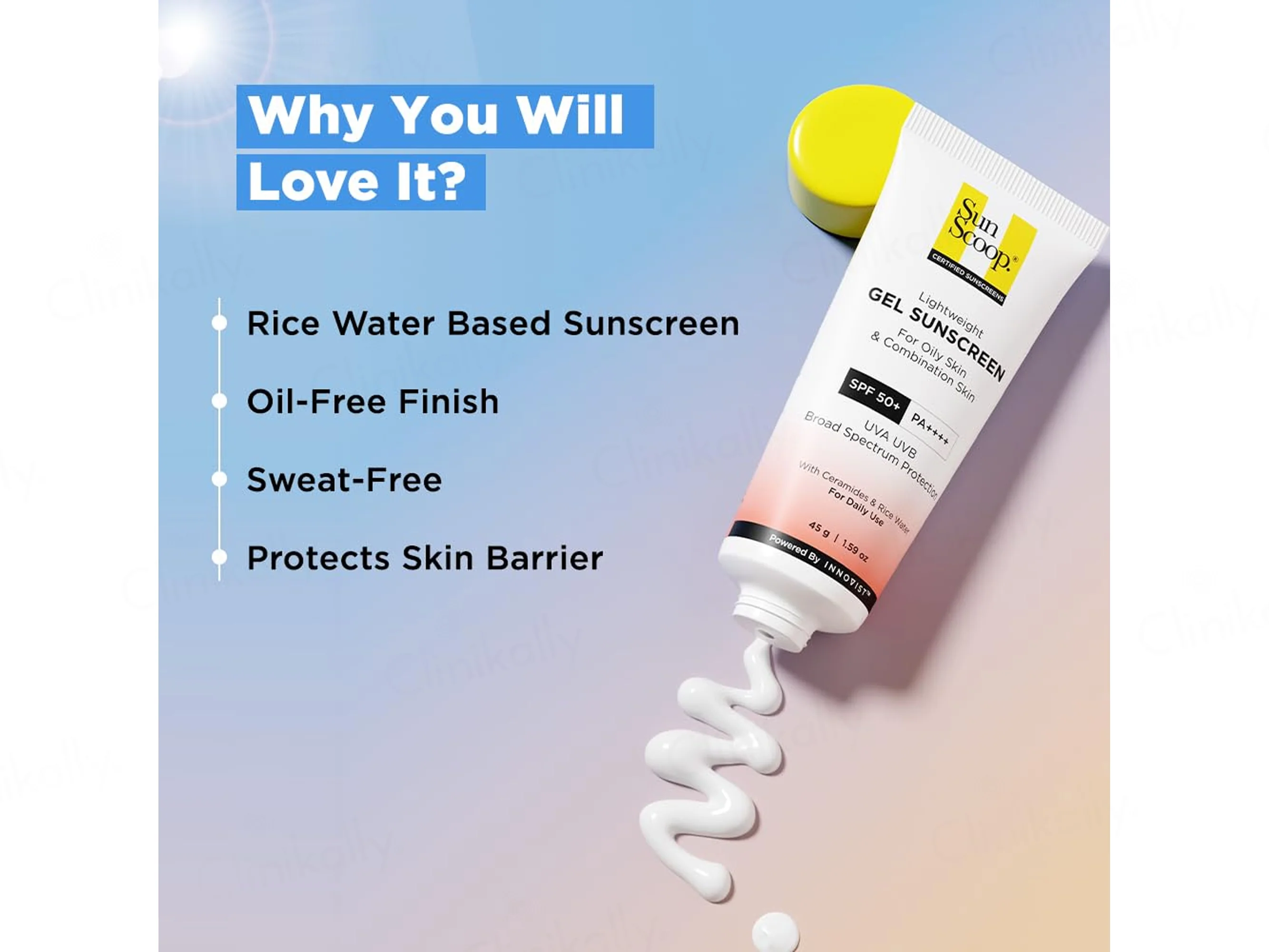 Sun Scoop Lightweight Gel Sunscreen SPF 50+ PA++++ - Image 4