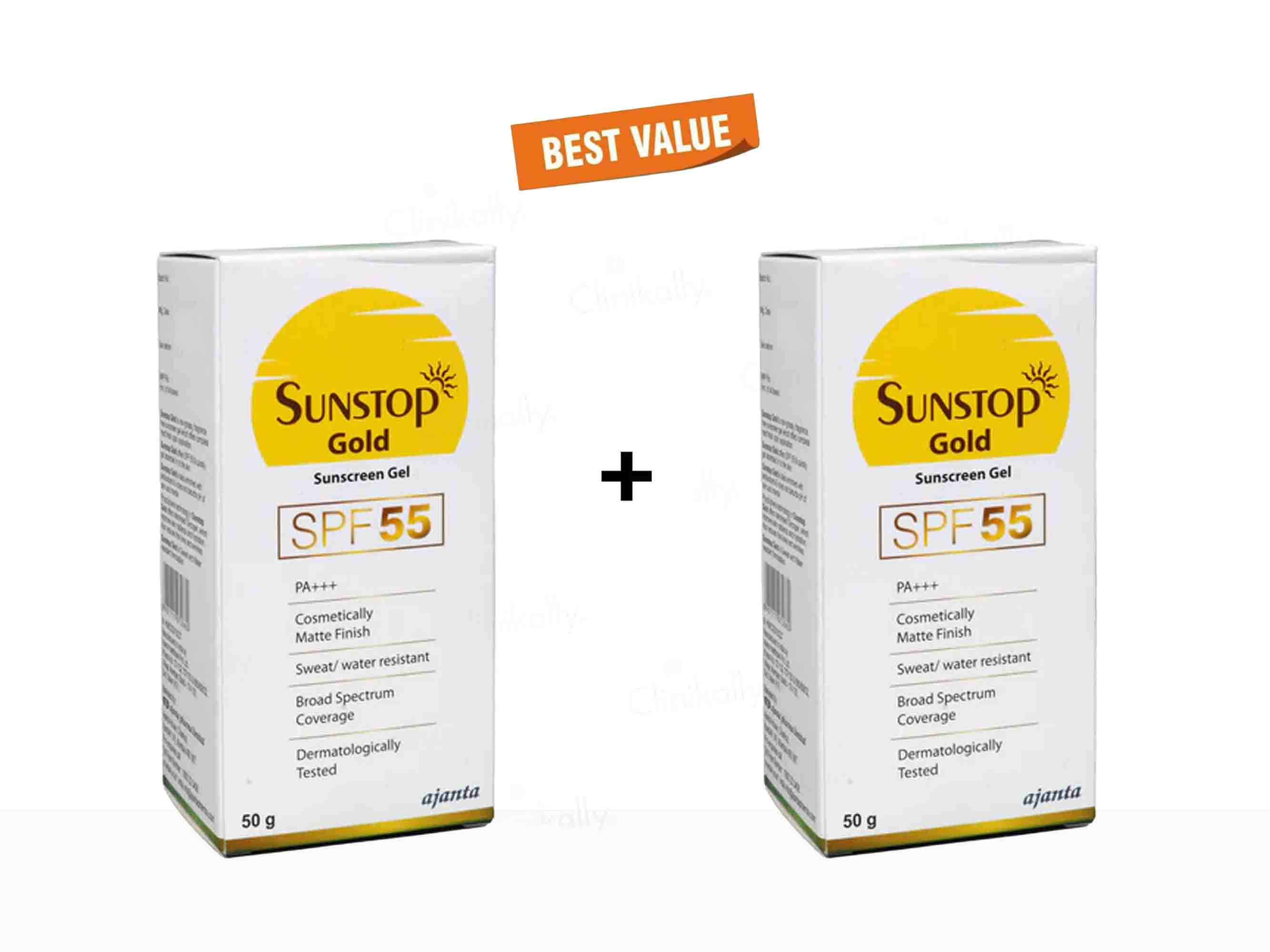 Sunstop Gold Sunscreen Gel SPF 55 PA+++ - Image 4