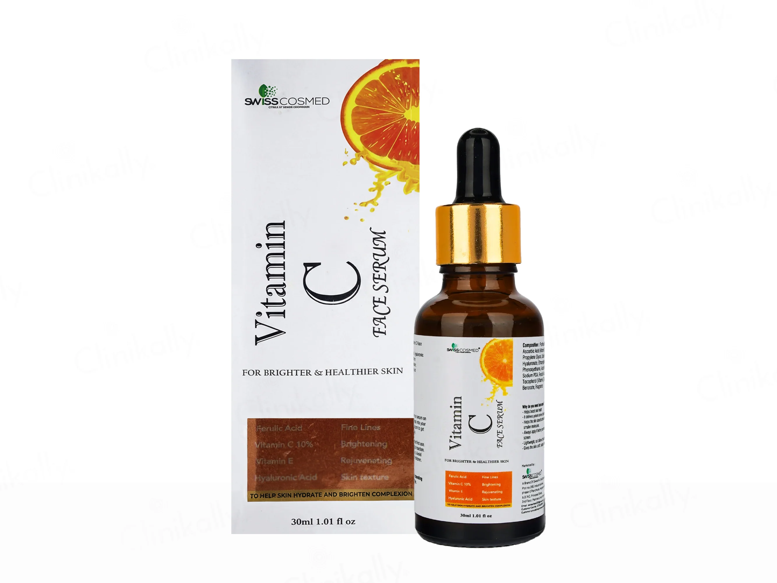 Swisscosmed Vitamin C Face Serum For Brighter & Healthier Skin