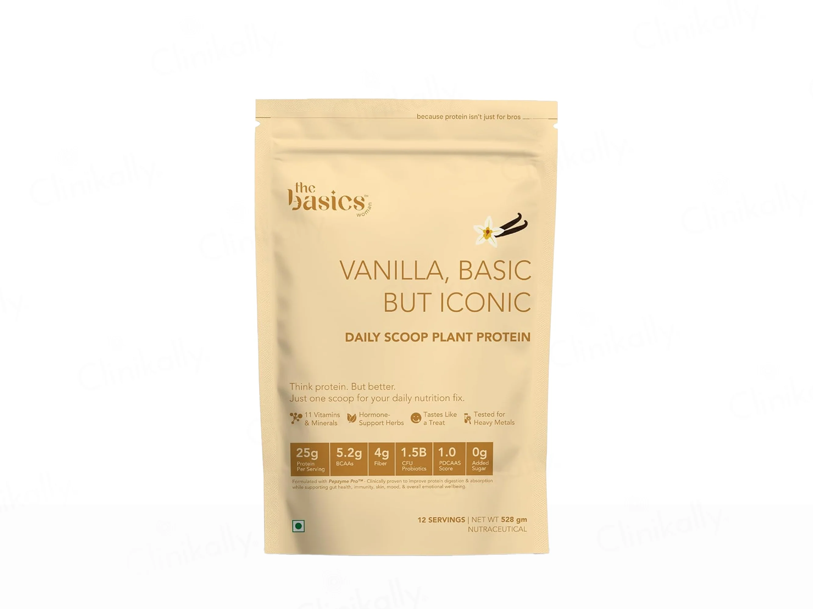 The Basics Woman Vanilla, Basic But Iconic Daily Scoop Plant Protein Powder