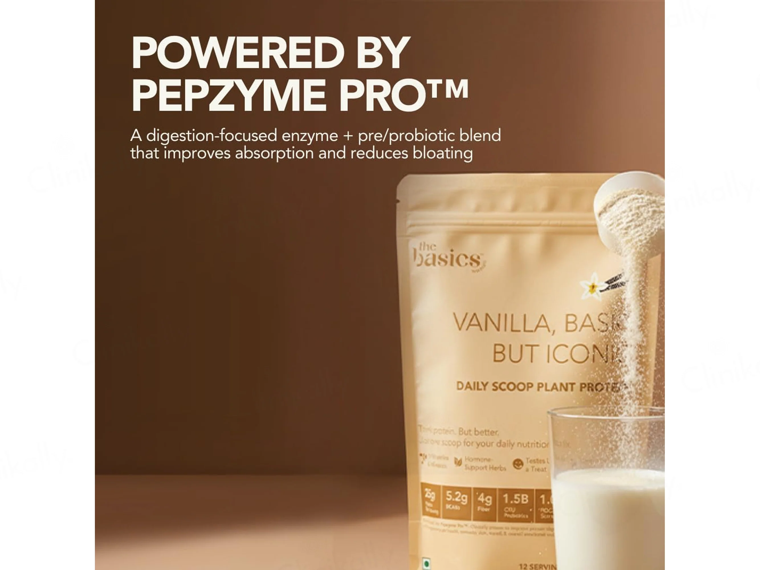 The Basics Woman Vanilla, Basic But Iconic Daily Scoop Plant Protein Powder - Image 2