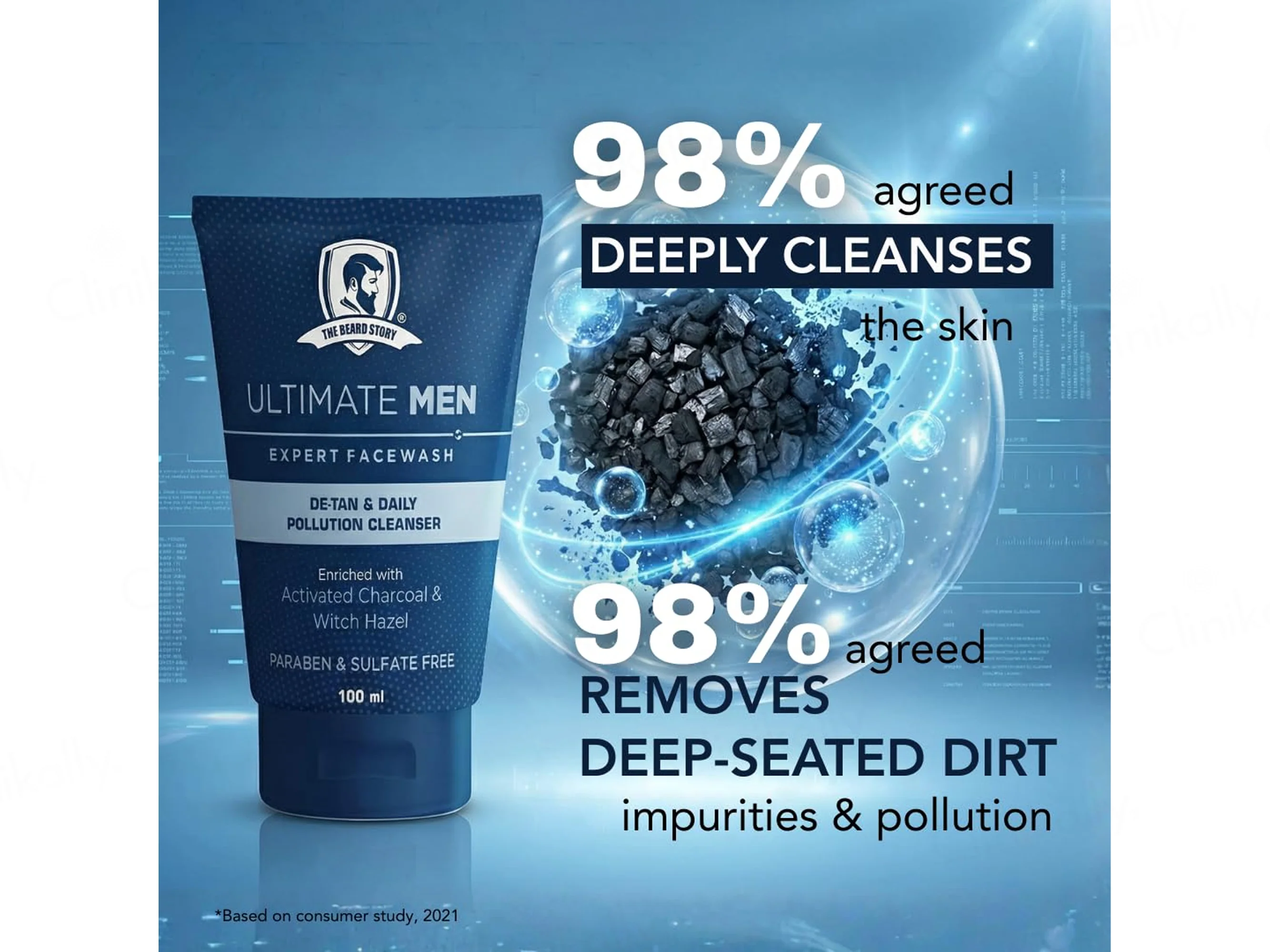 The Beard Story Ultimate Men Expert De-Tan Facewash - Image 2