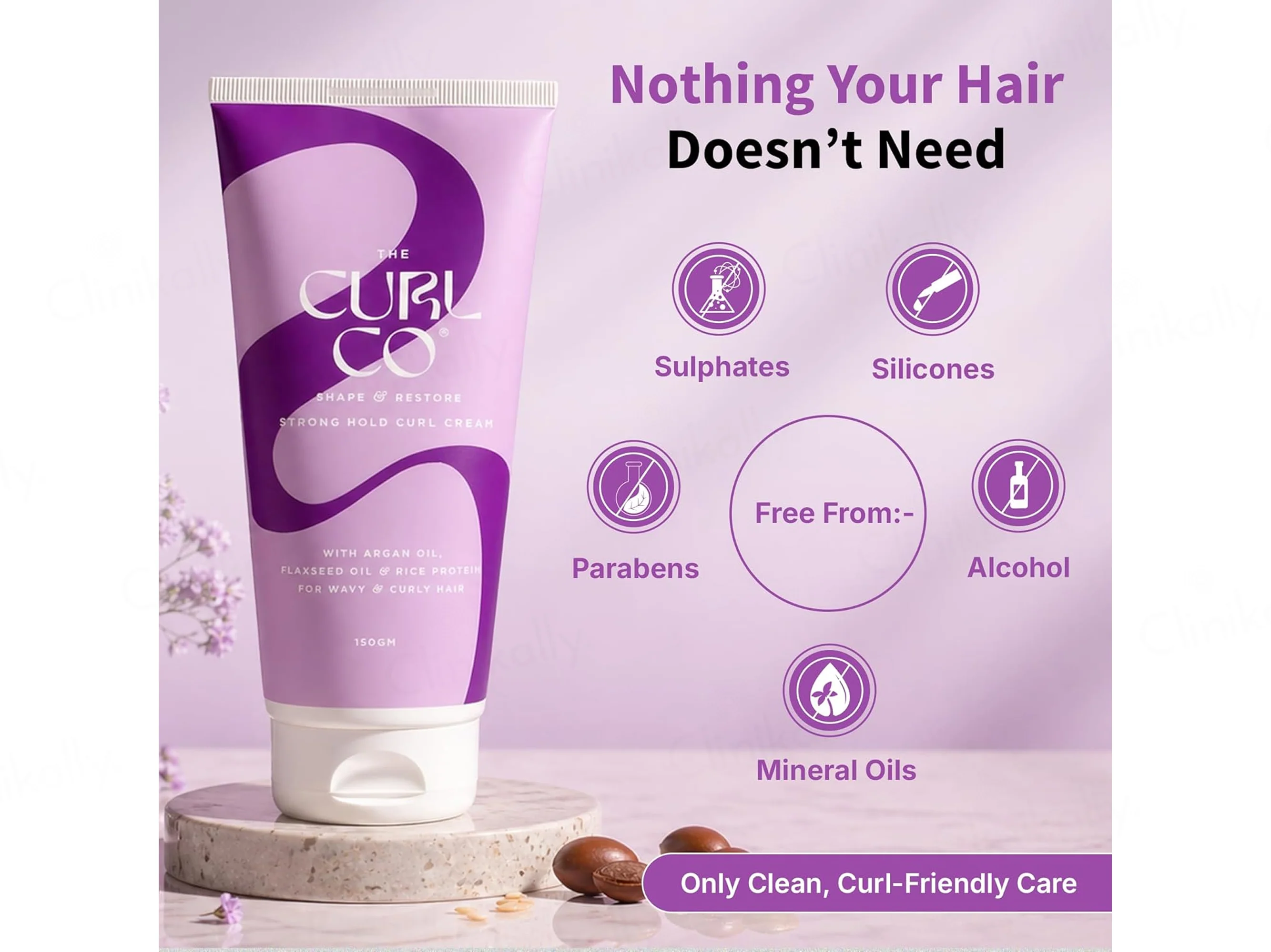 The Curl Co Shape & Restore Strong Hold Curl Cream - Image 4