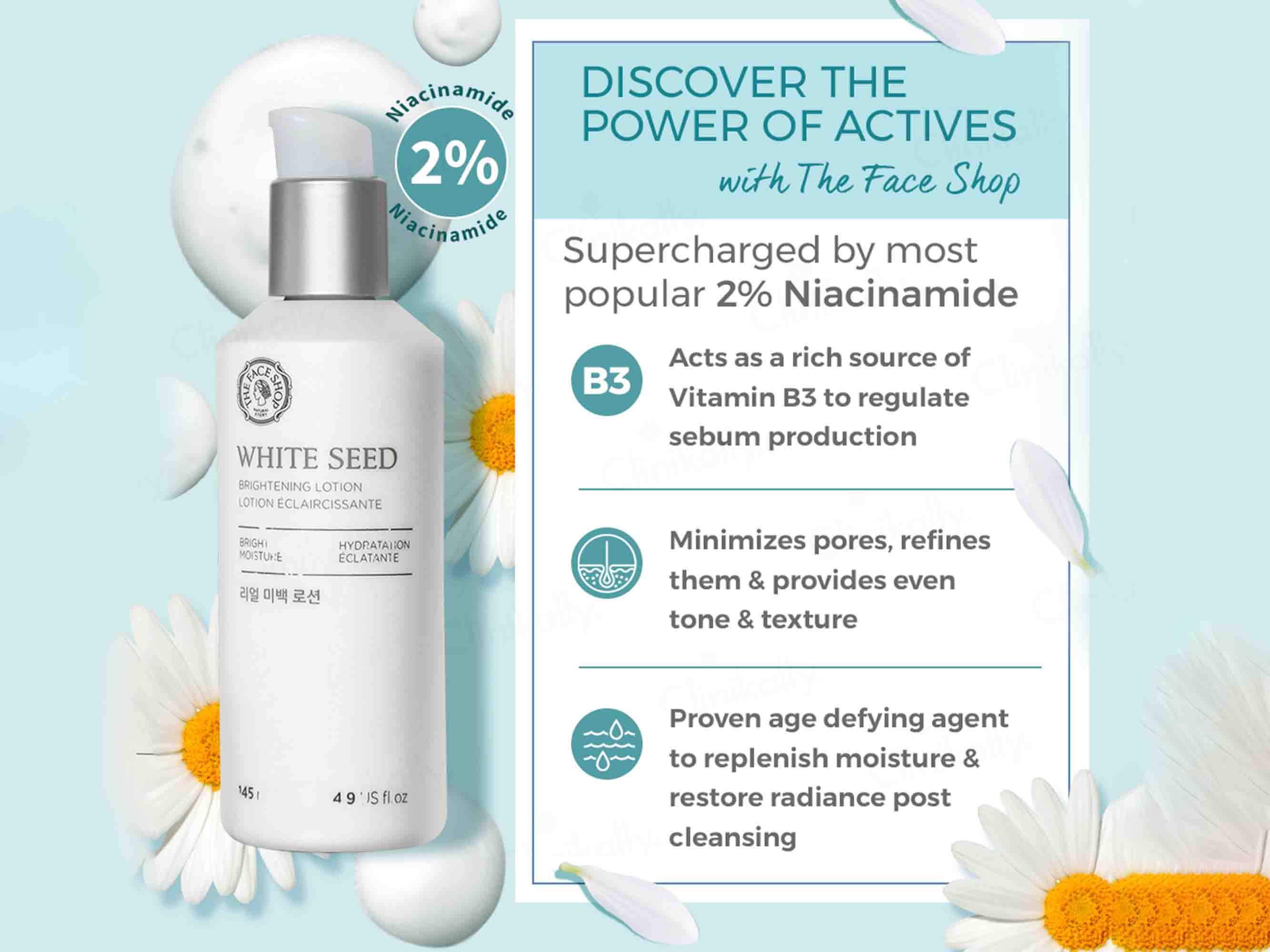 The Face Shop White Seed Brightening Lotion - Image 3