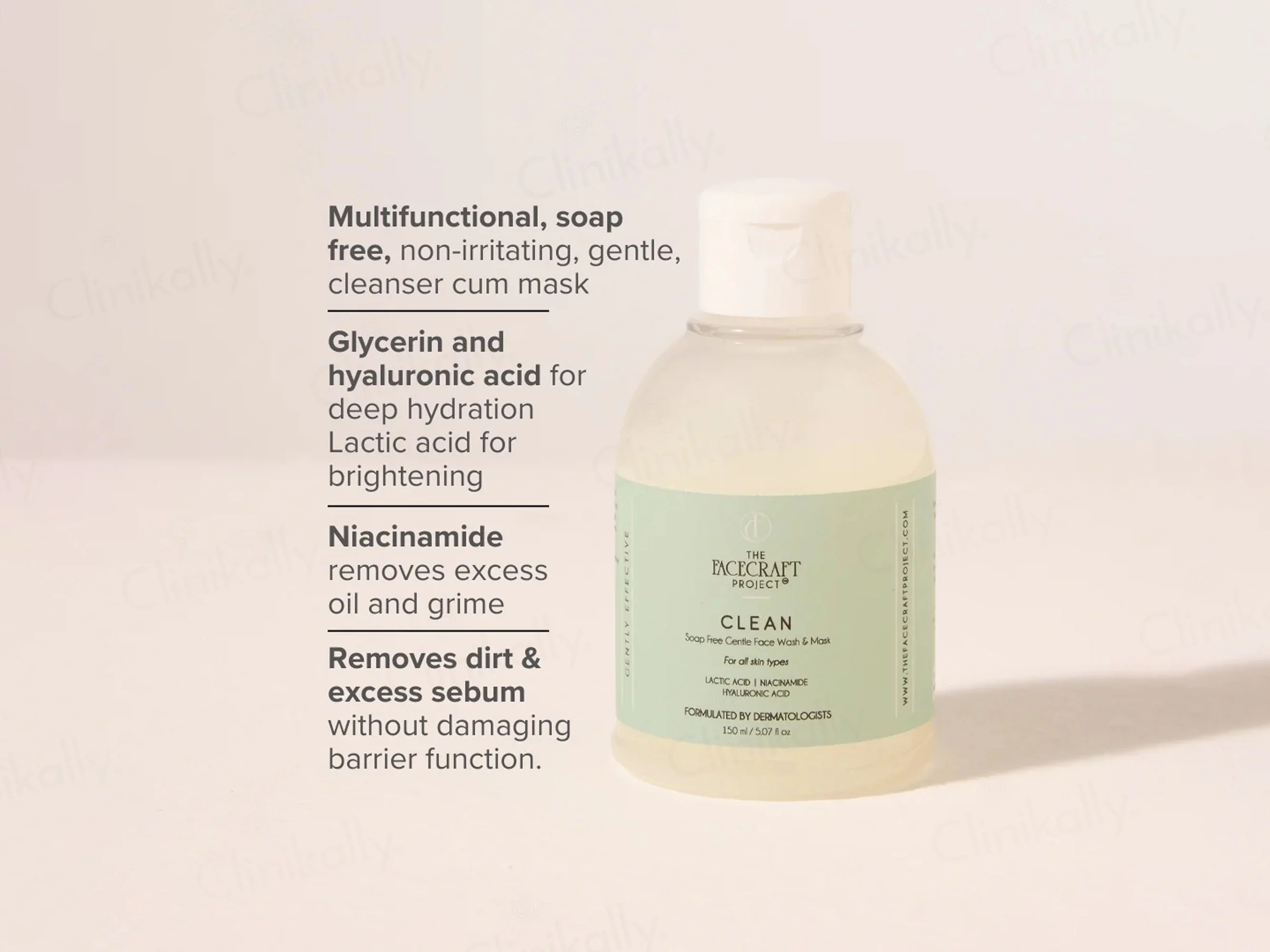 The Facecraft Project Clean Gentle Face Wash & Mask - Image 3