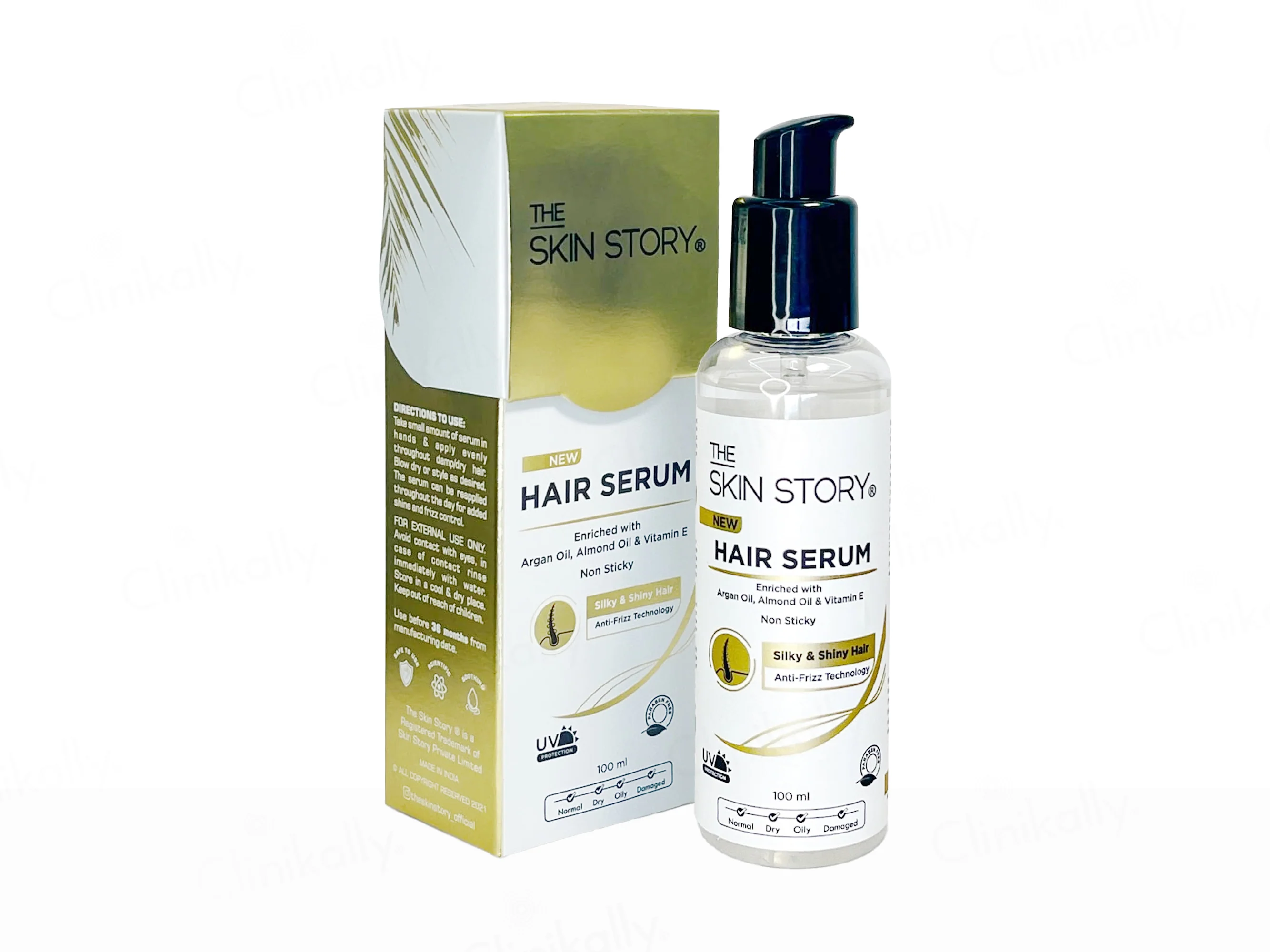 The Skin Story Anti-Frizz Hair Serum For Silky & Shiny Hair