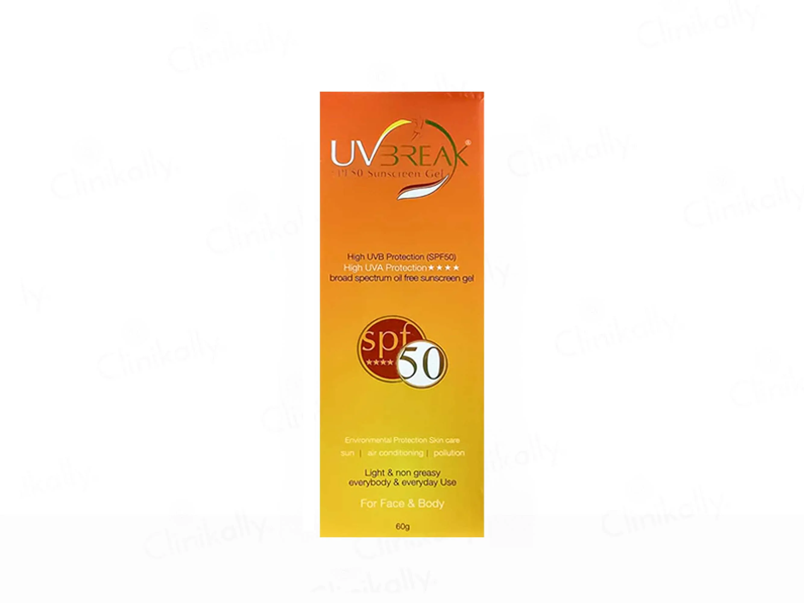 UV Break Sunscreen Gel SPF 50 - Image 2