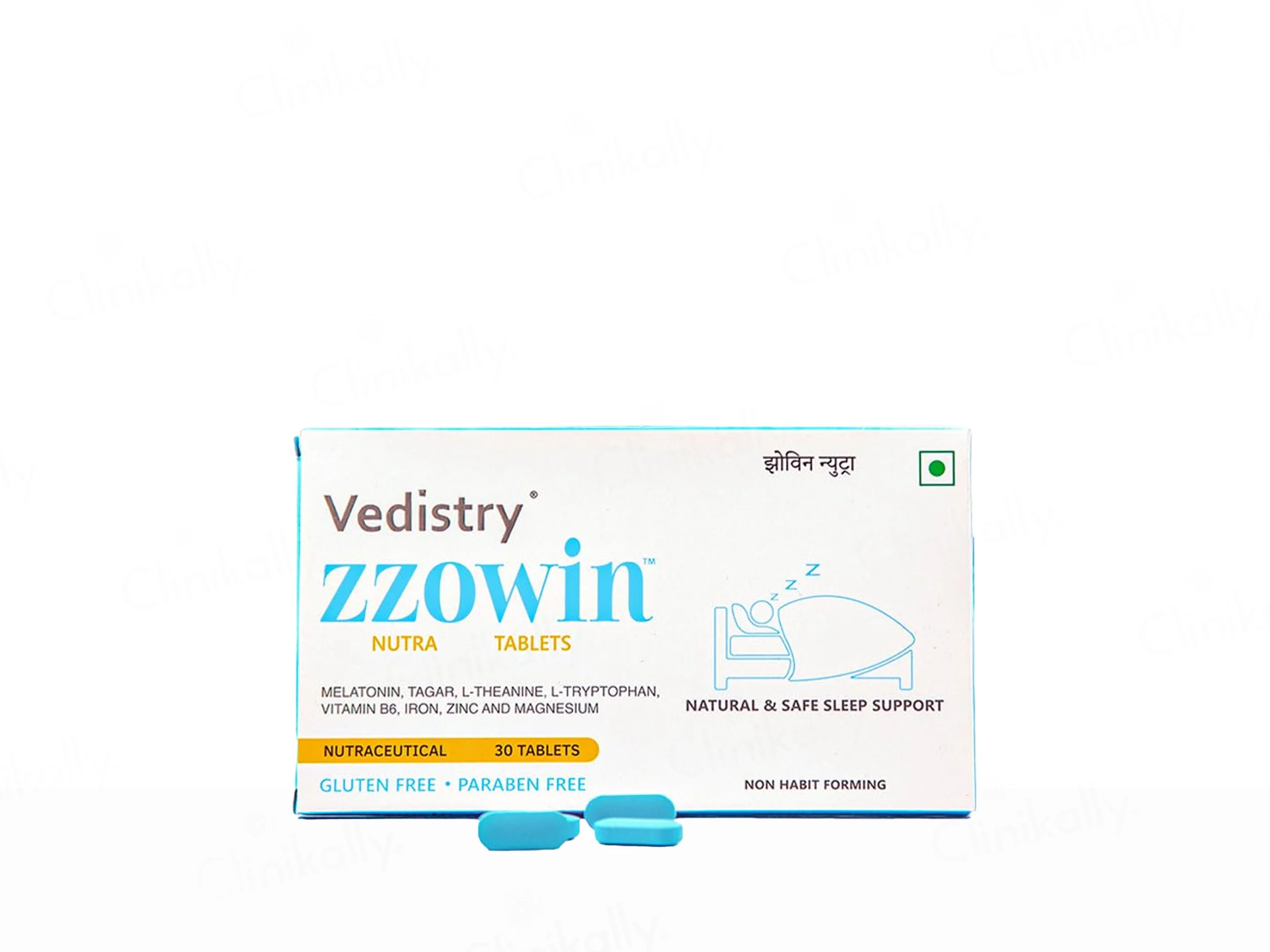 Vedistry Zzowin Nutra Tablet For Natural & Safe Sleep