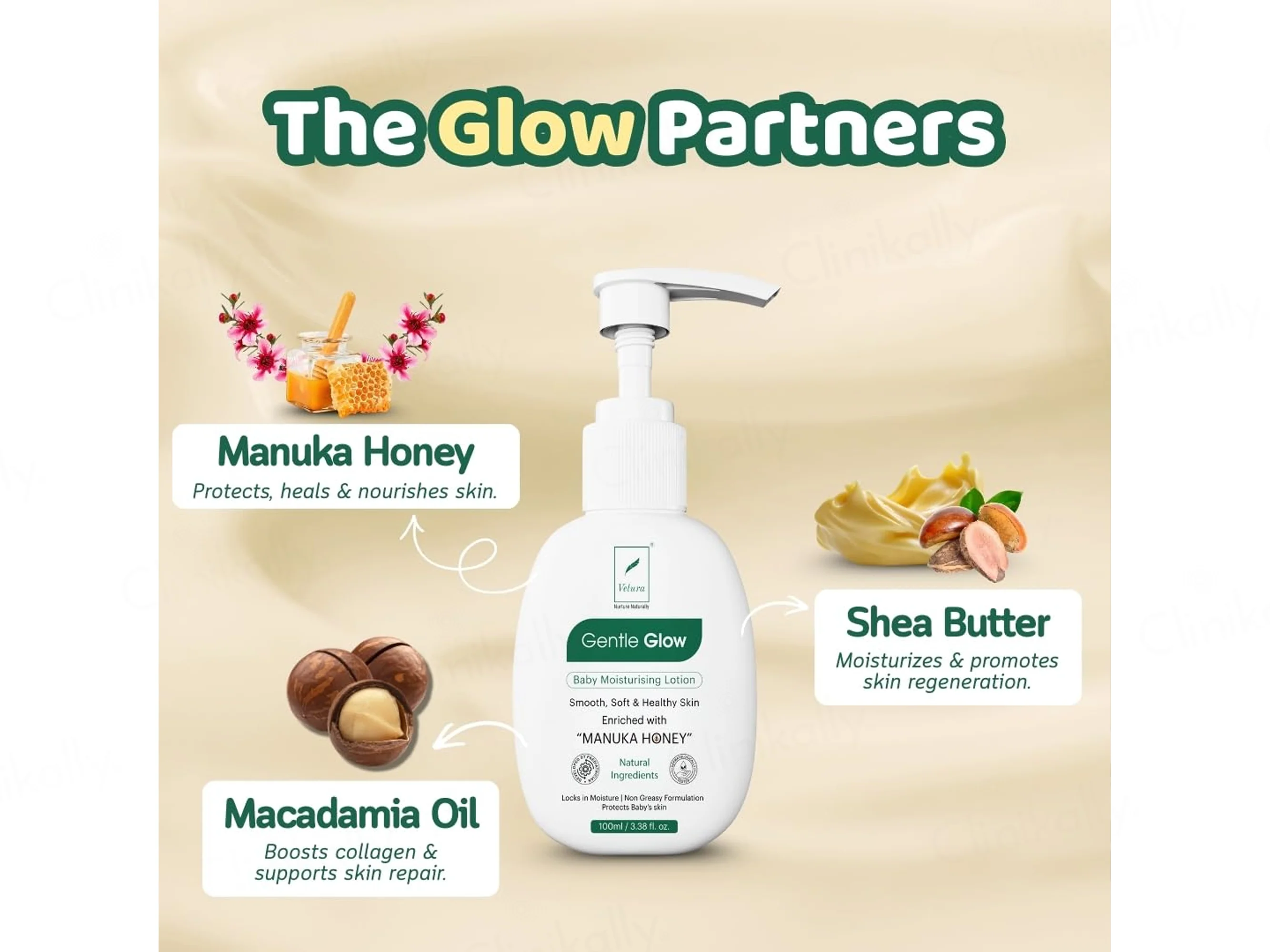 Velura Gentle Glow Baby Moisturising Lotion - Image 3